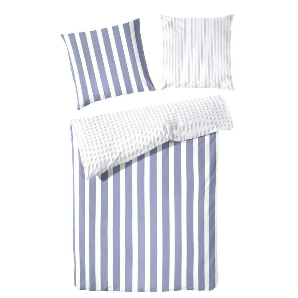 Hahn Perkal Bettwäsche breite #farbe_blau