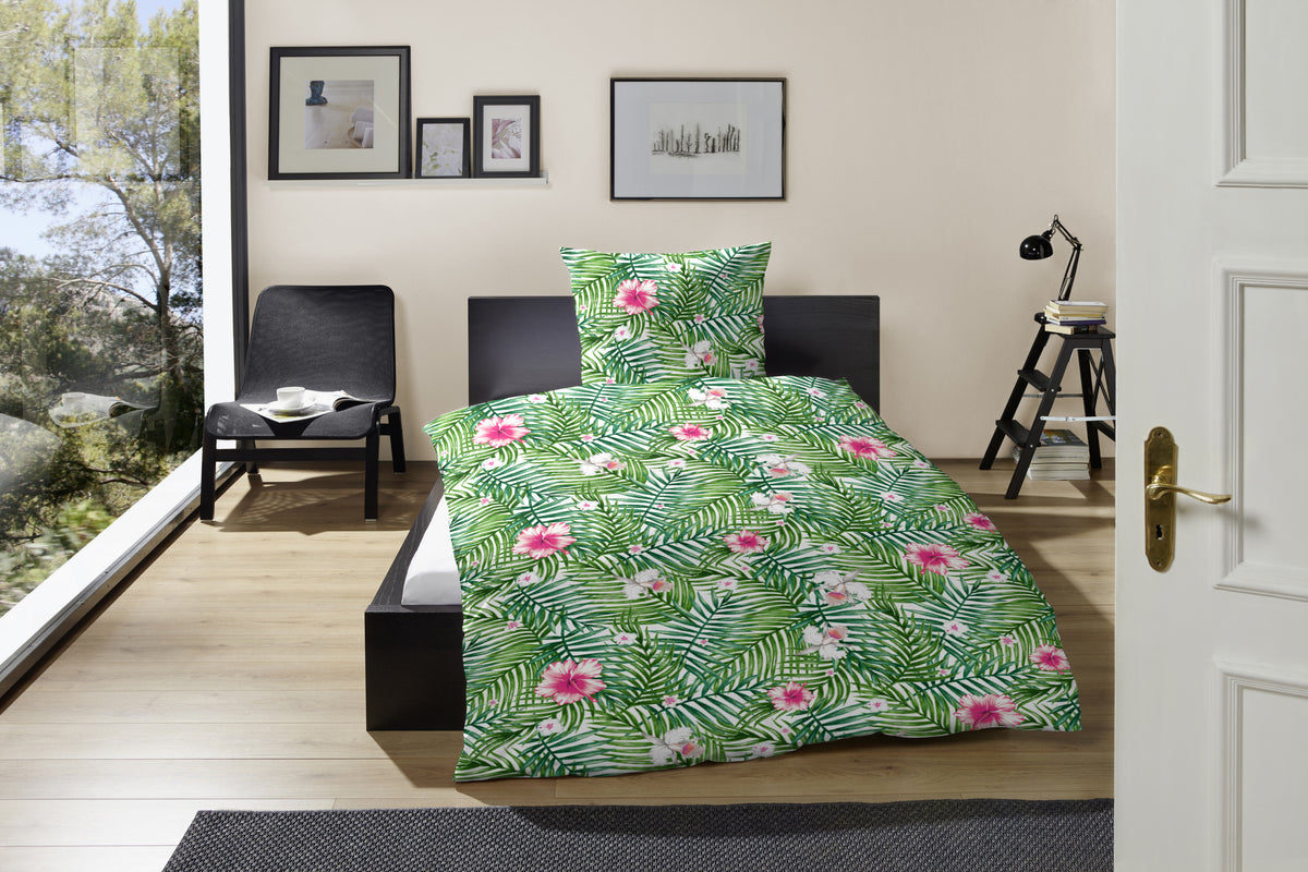 Hahn Microfaser Bettwäsche Botanik