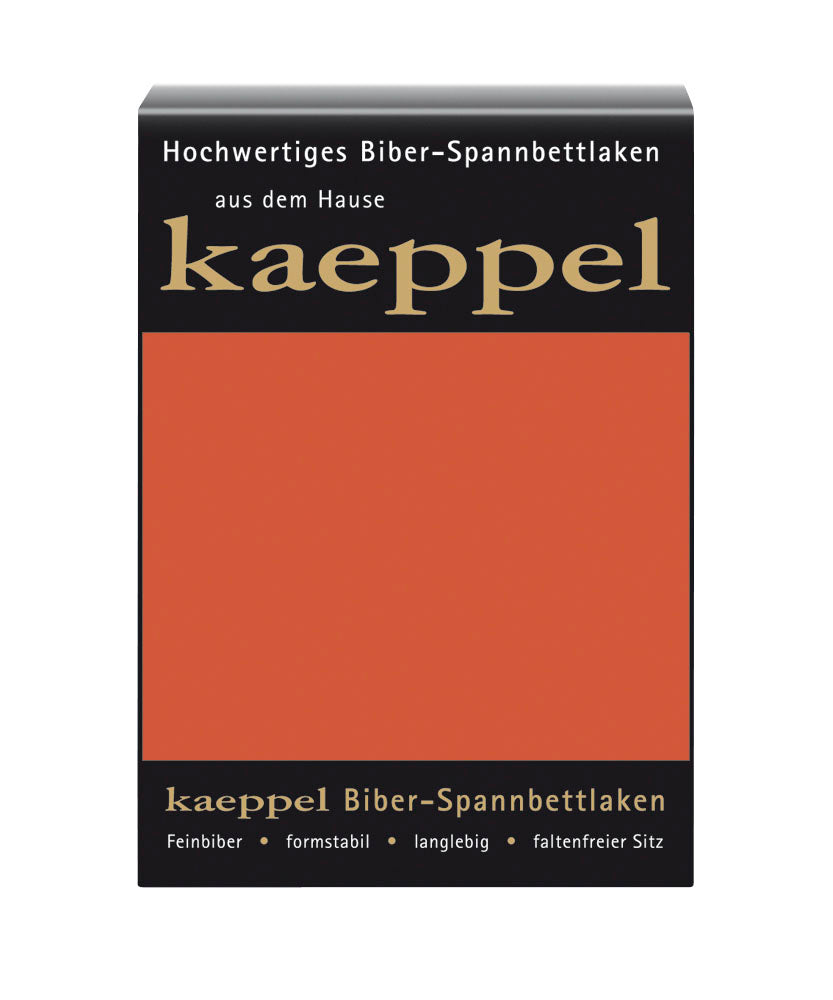 Kaeppel Biber Spannbettlaken #farbe_terra