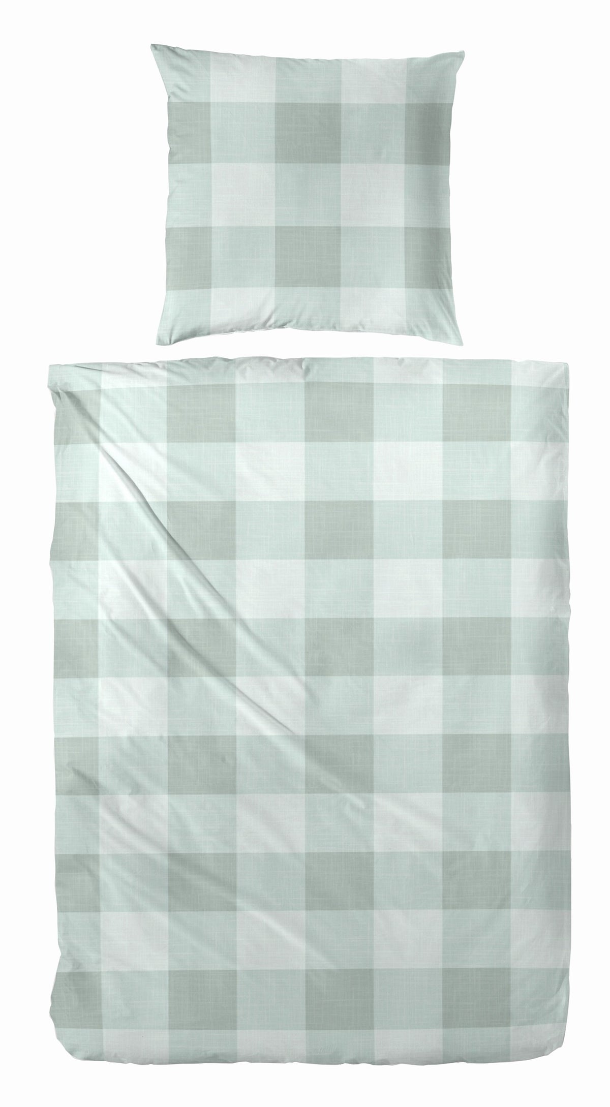 Hahn Biber Bettwäsche Karo #farbe_135x200-cm-+-80x80-cm