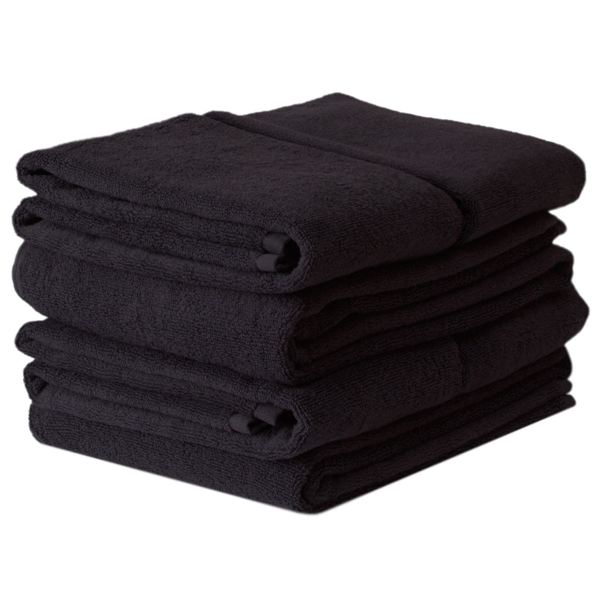 3 tlg. Baumwolle Handtuch-Set #farbe_anthrazit