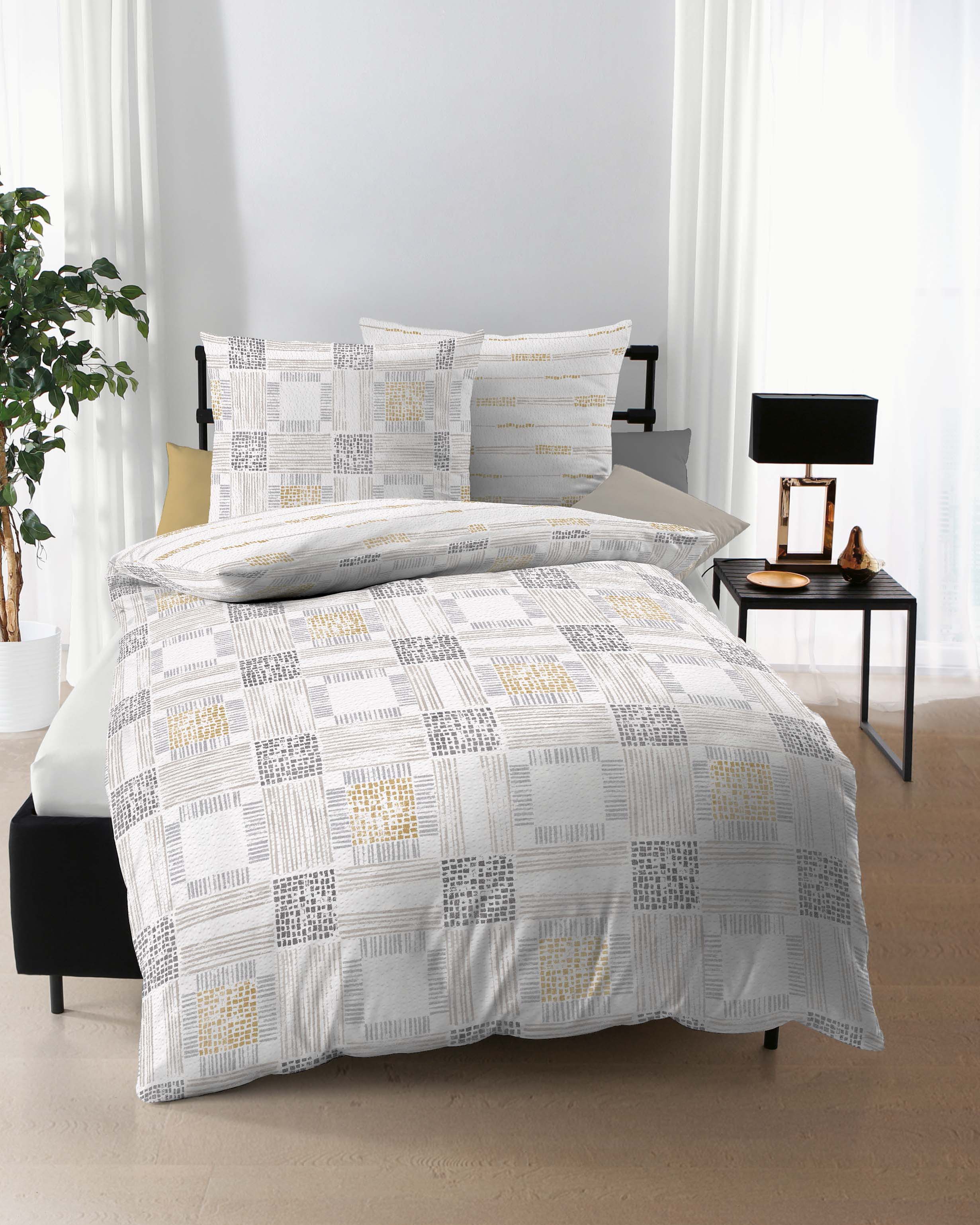 Kaeppel Baumwoll Seersucker Bettwäsche Revolve