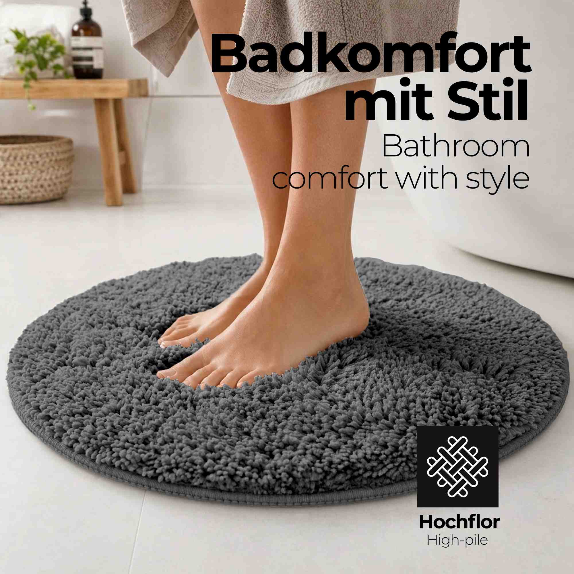 etérea Badteppich Badematte Jana