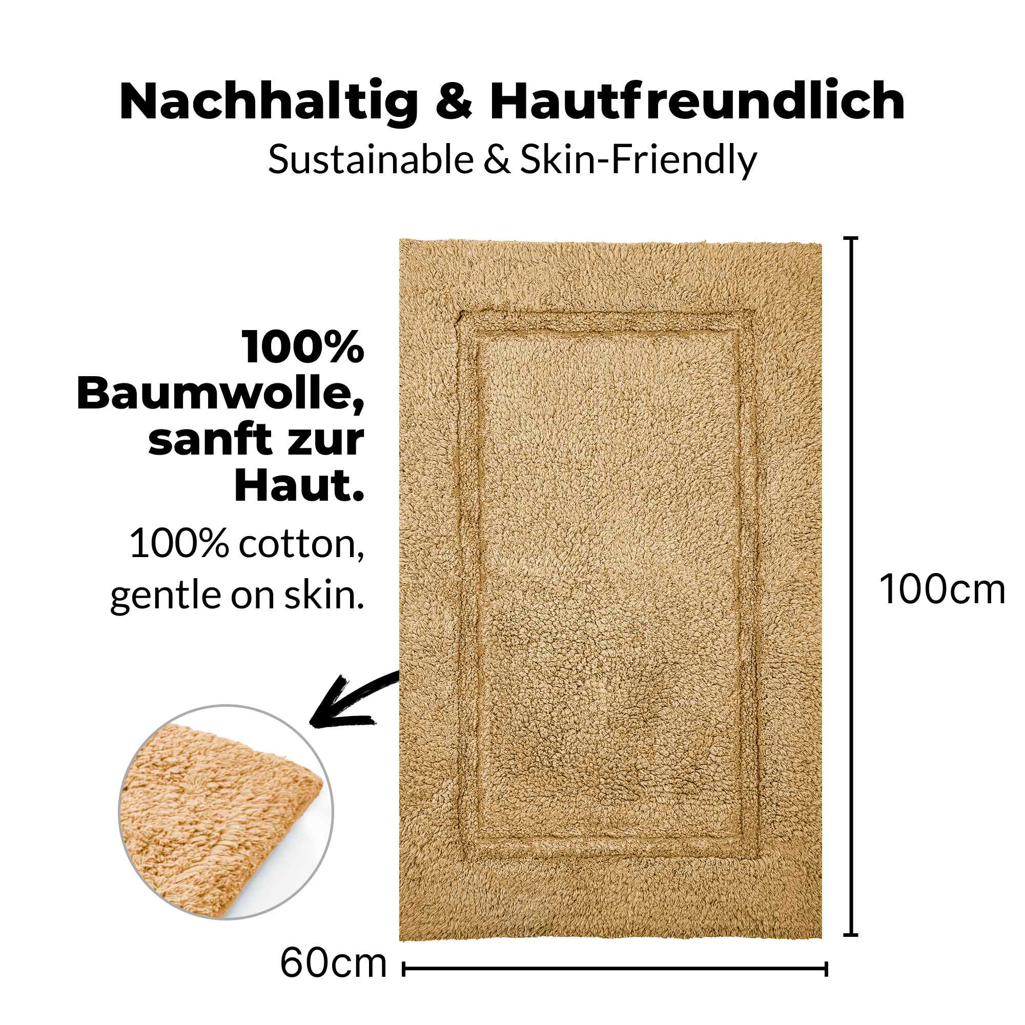 etérea Badteppich Badematte Kiara