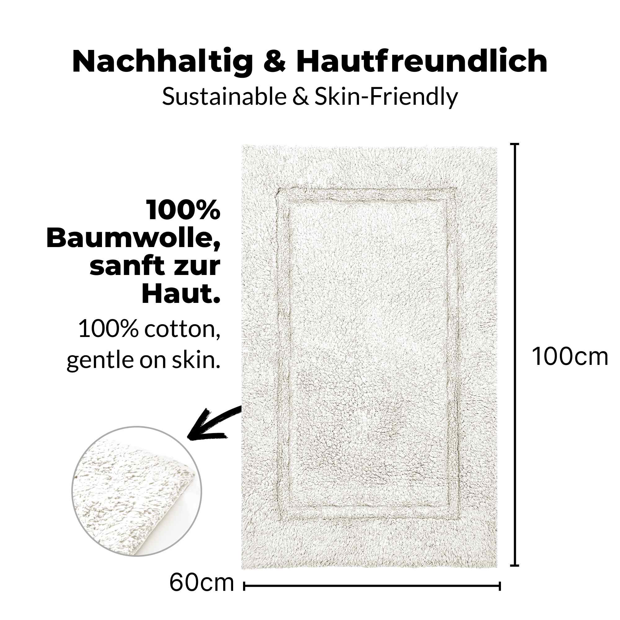 etérea Badteppich Badematte Kiara