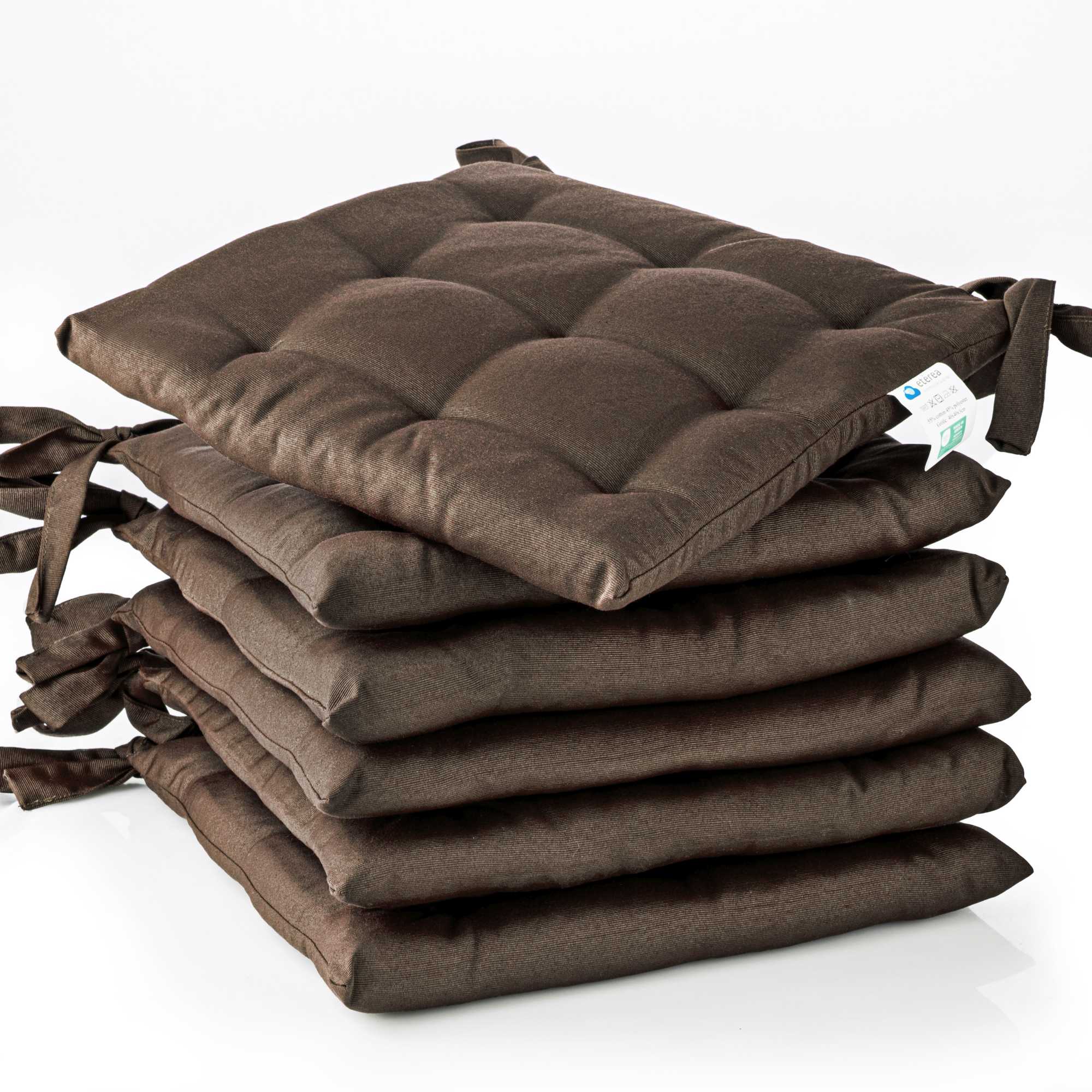 etérea Sitzkissen Stuhlkissen Basic Rund 38x38cm - Innen und Aussenbereich