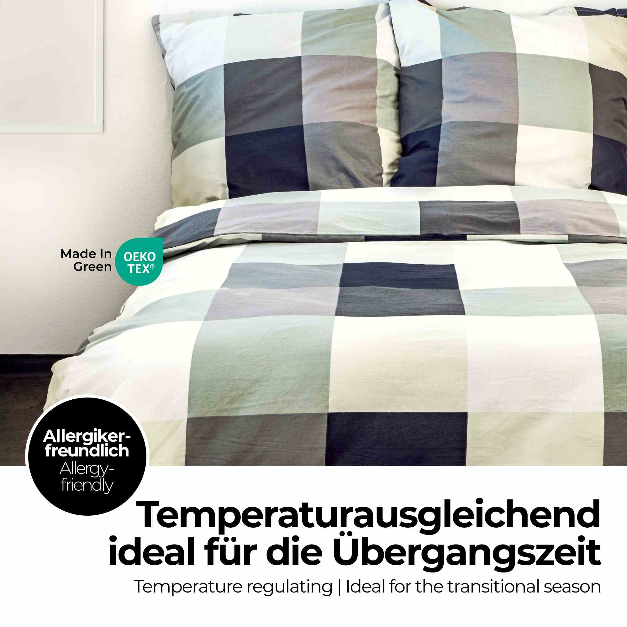 etérea Renforcé Bettwäsche Rian Schwarz - Bild 3