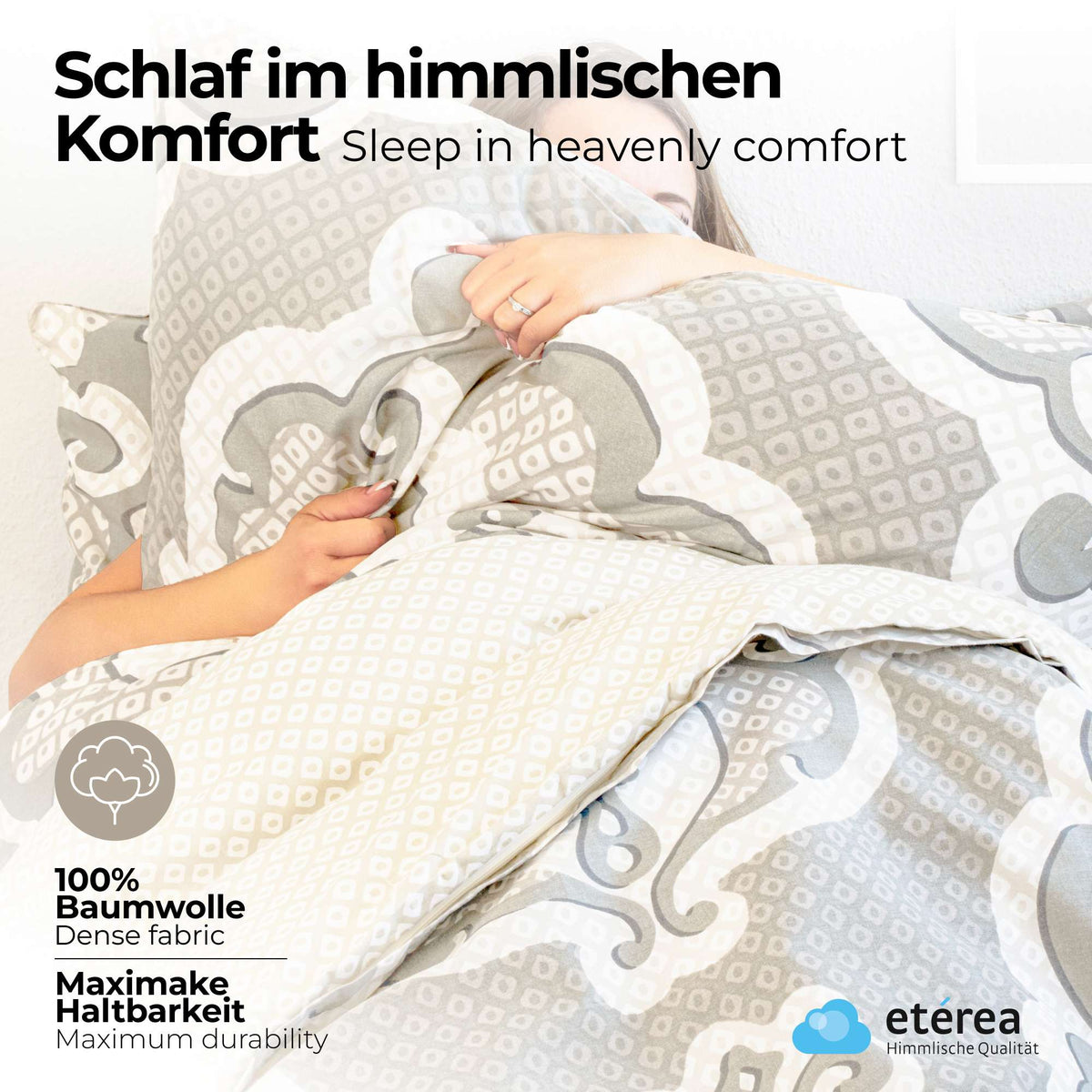 etérea Renforcé Bettwäsche #farbe_beige