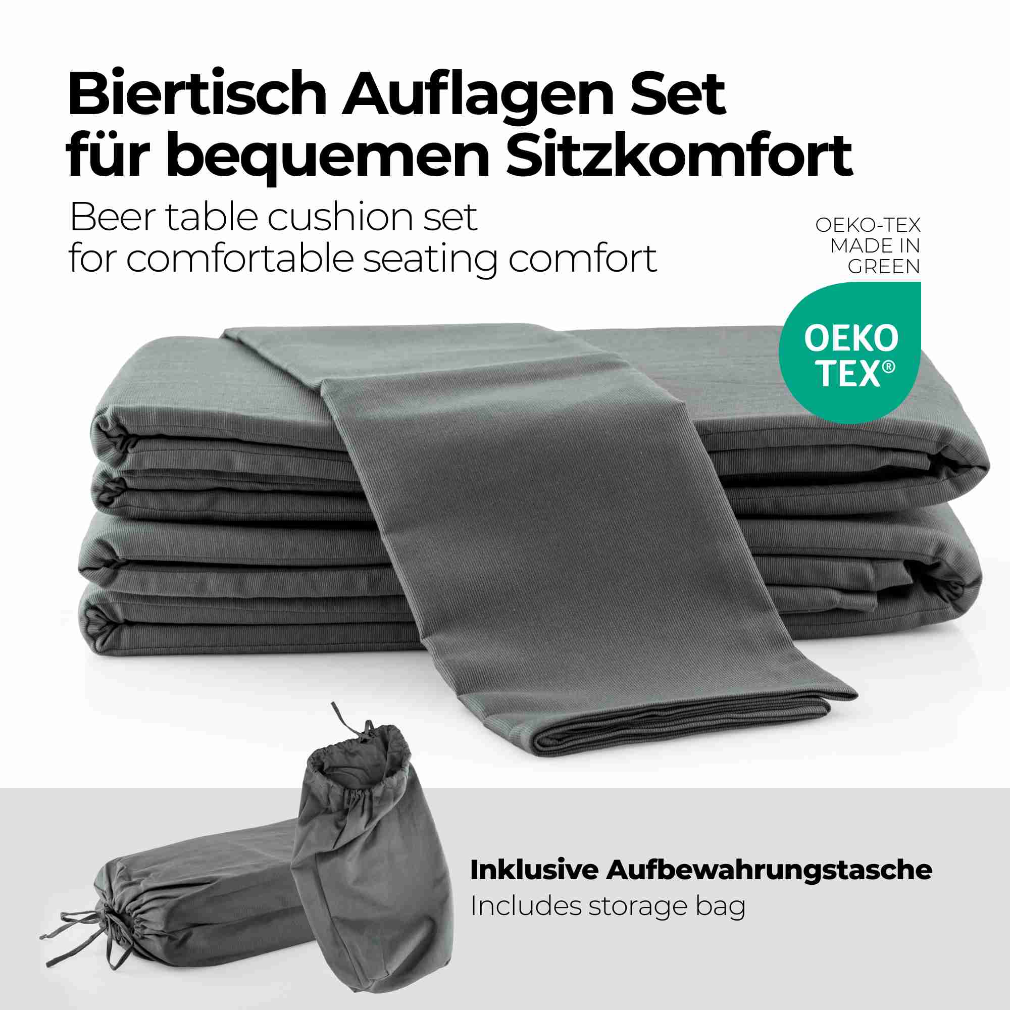 etérea Biertisch Auflagen Set