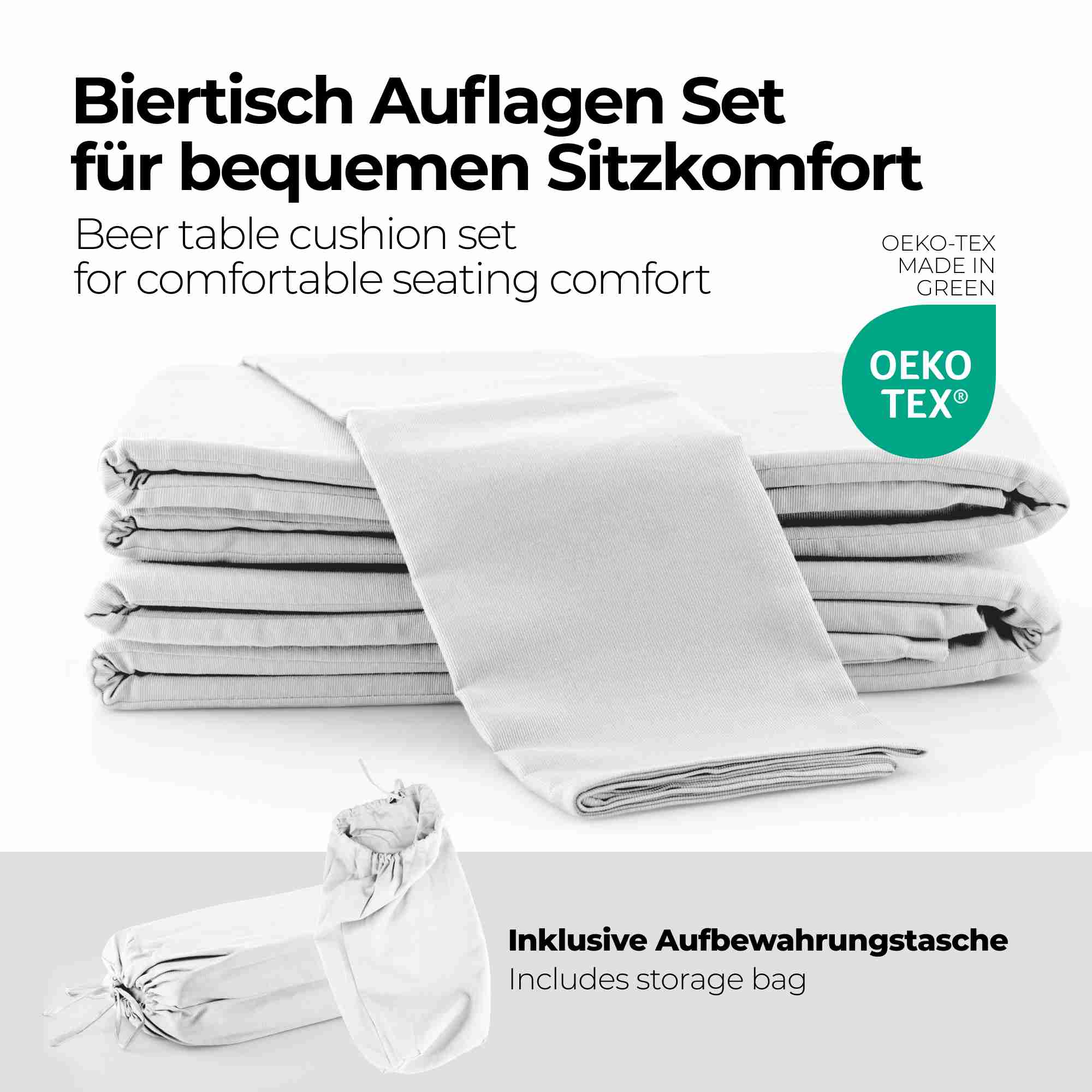 etérea Biertisch Auflagen Set