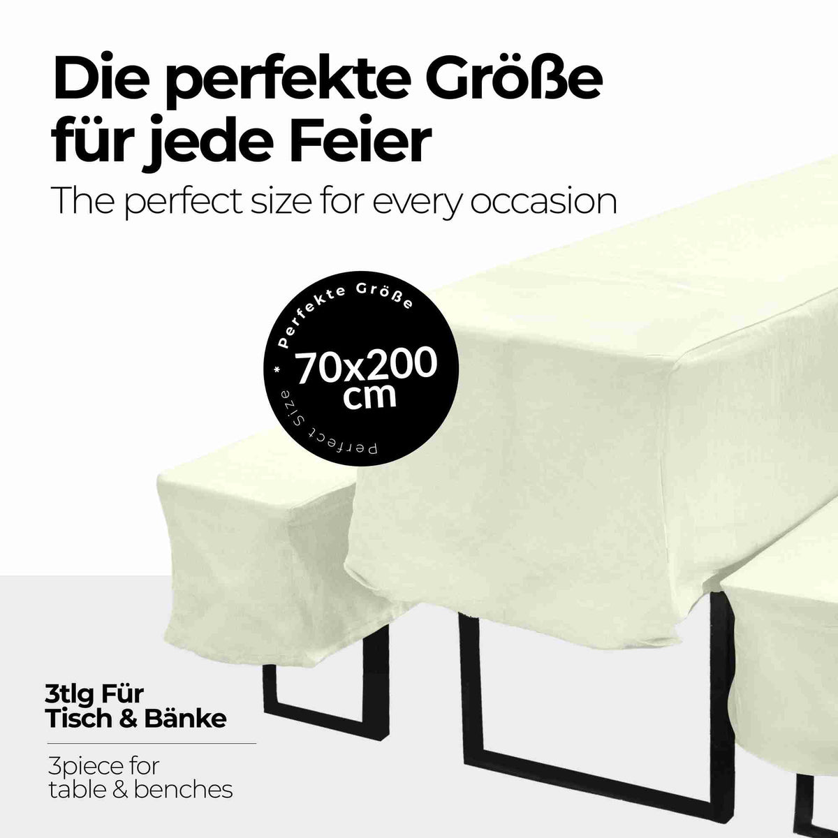 etérea Biertisch Hussen Set