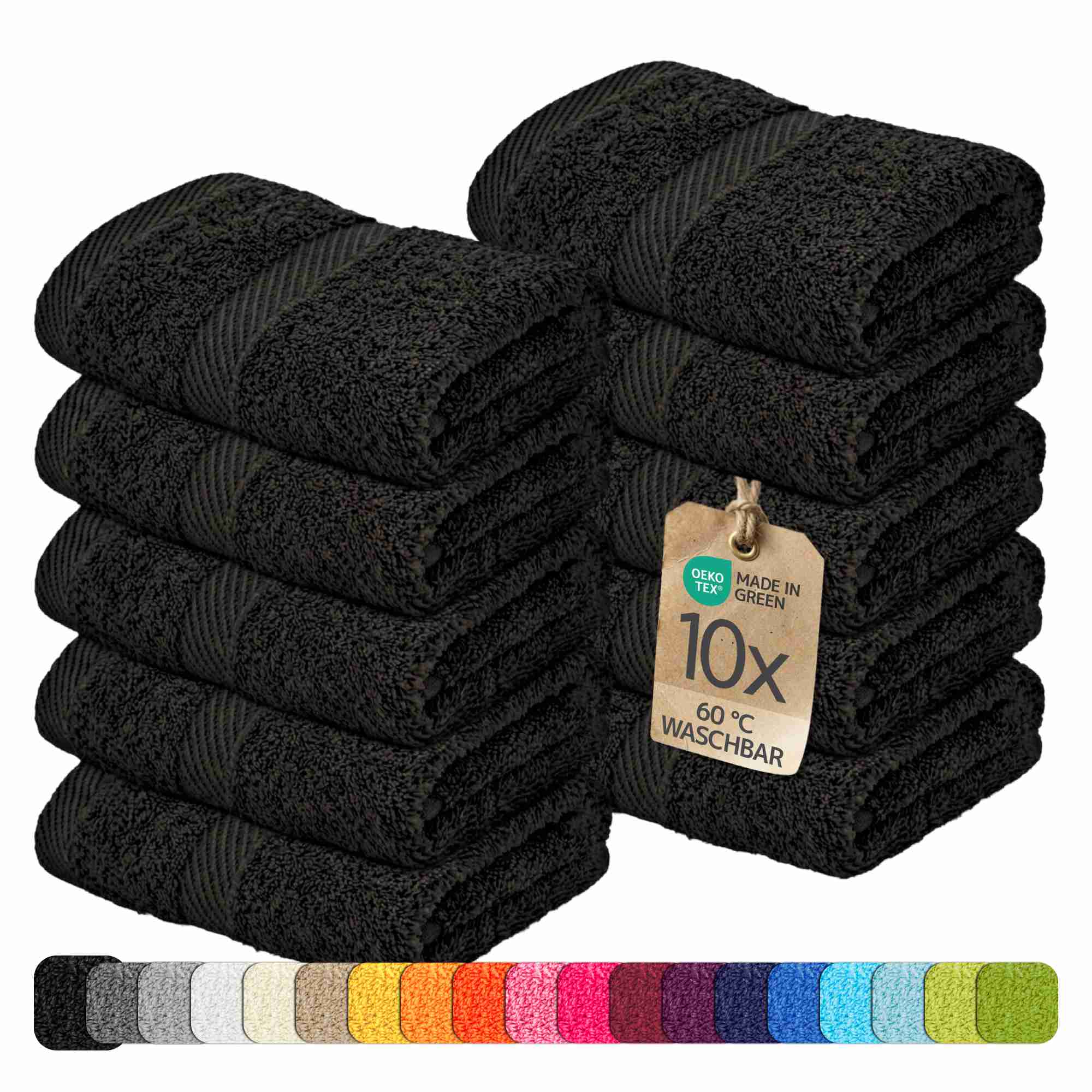 etérea 10er Pack Handtücher Carli Handtuch Bulkset