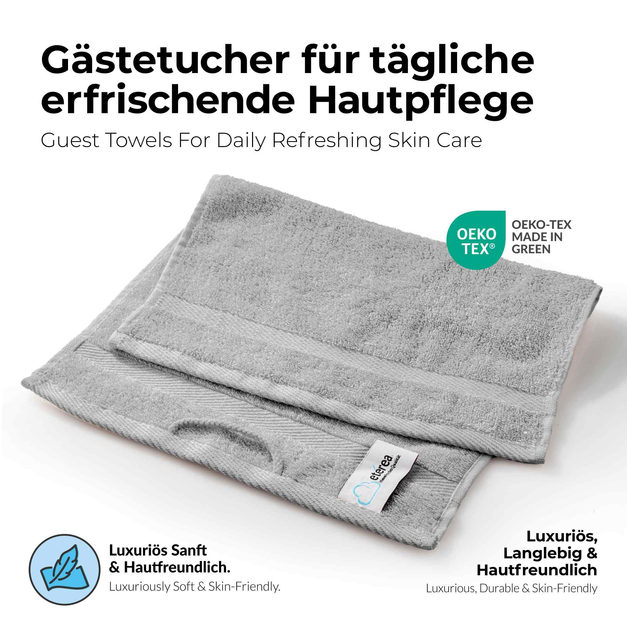 etérea 10er Pack Handtücher Carli Handtuch Bulkset