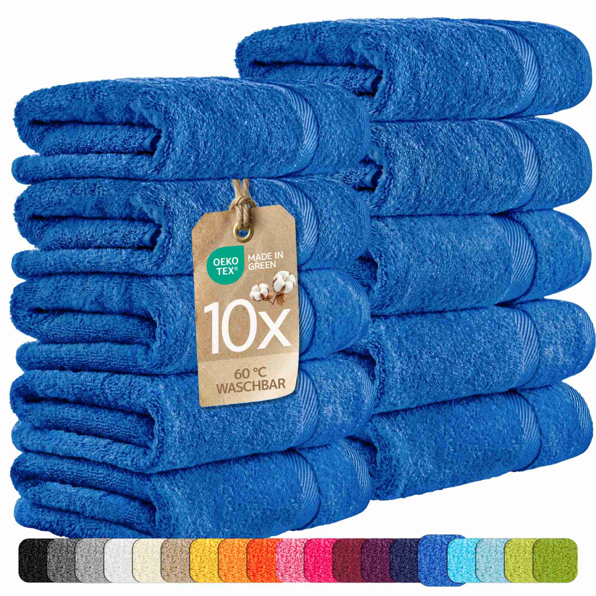 etérea 10er Pack Handtücher Carli Handtuch Bulkset