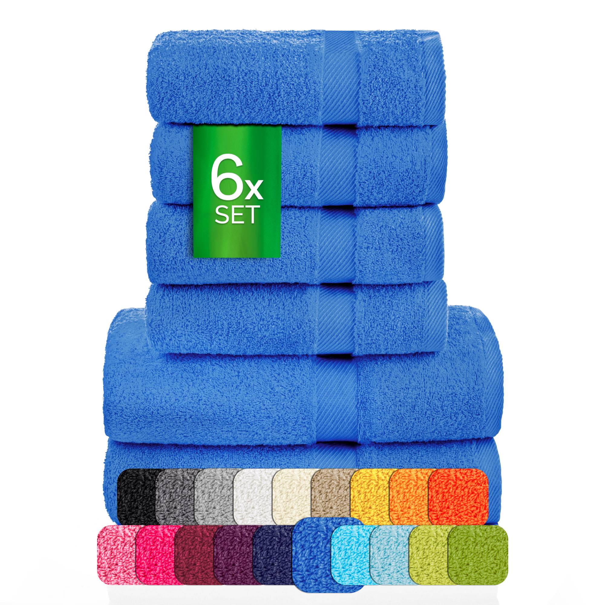 eterea Carli Handtuch Set 6 tlg. Eco