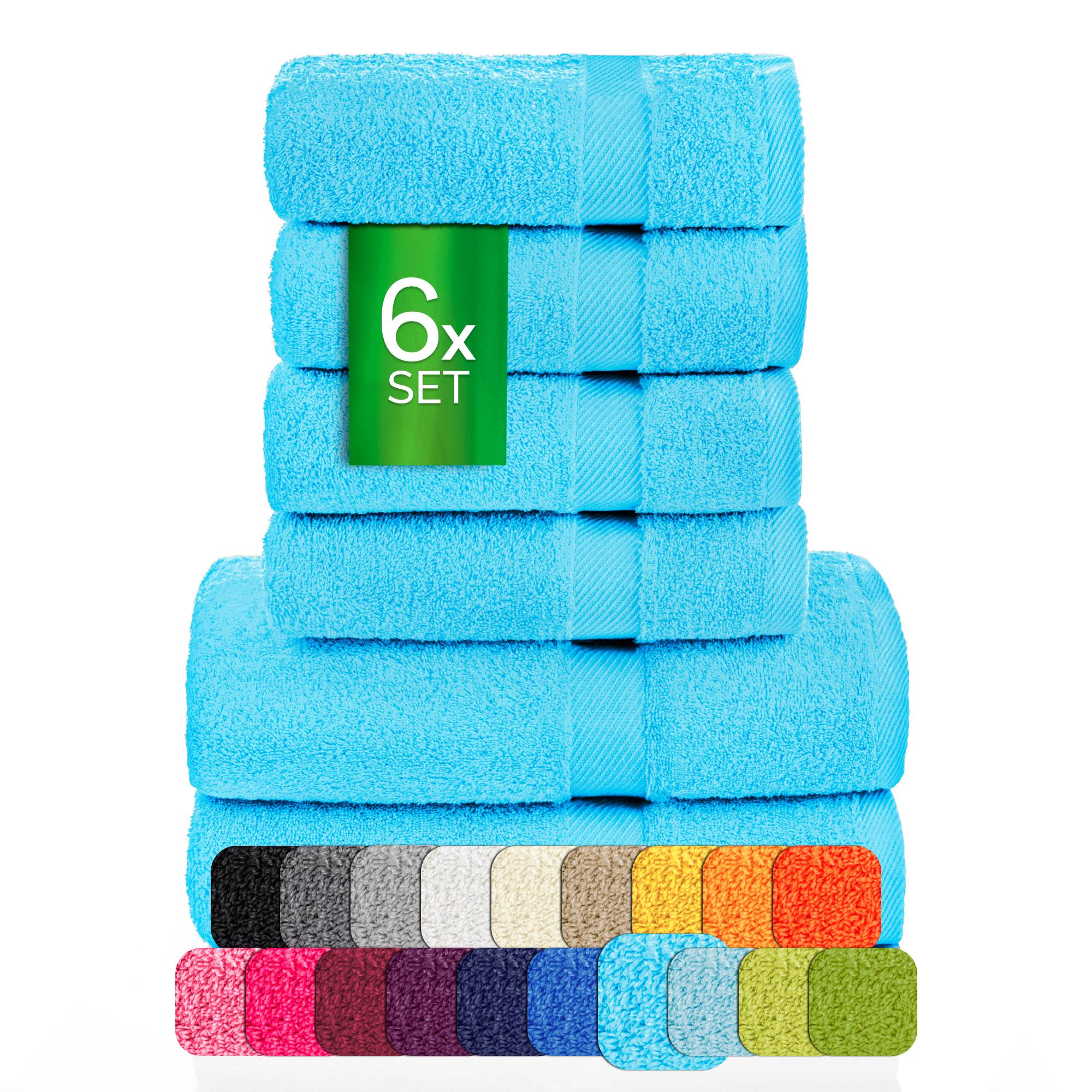eterea Carli Handtuch Set 6 tlg. Eco