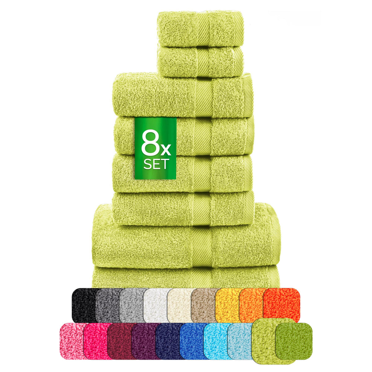 etérea Carli 8-teiliges #farbe_lime