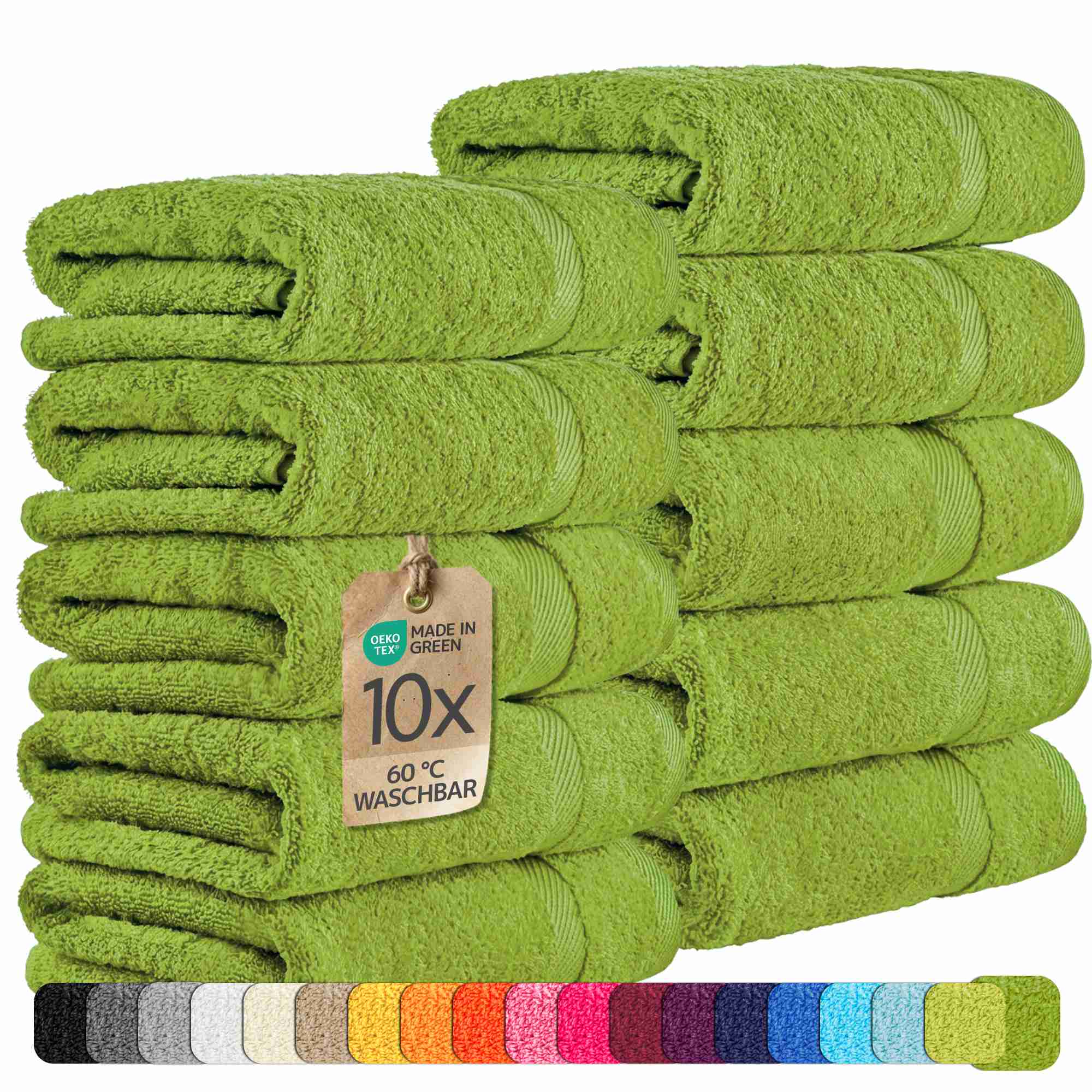 etérea 10er Pack Handtücher Carli Handtuch Bulkset