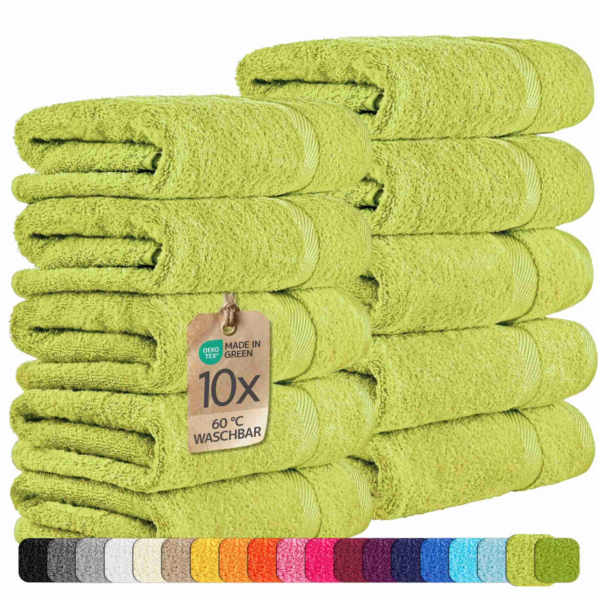 etérea 10er Pack Handtücher Carli Handtuch Bulkset