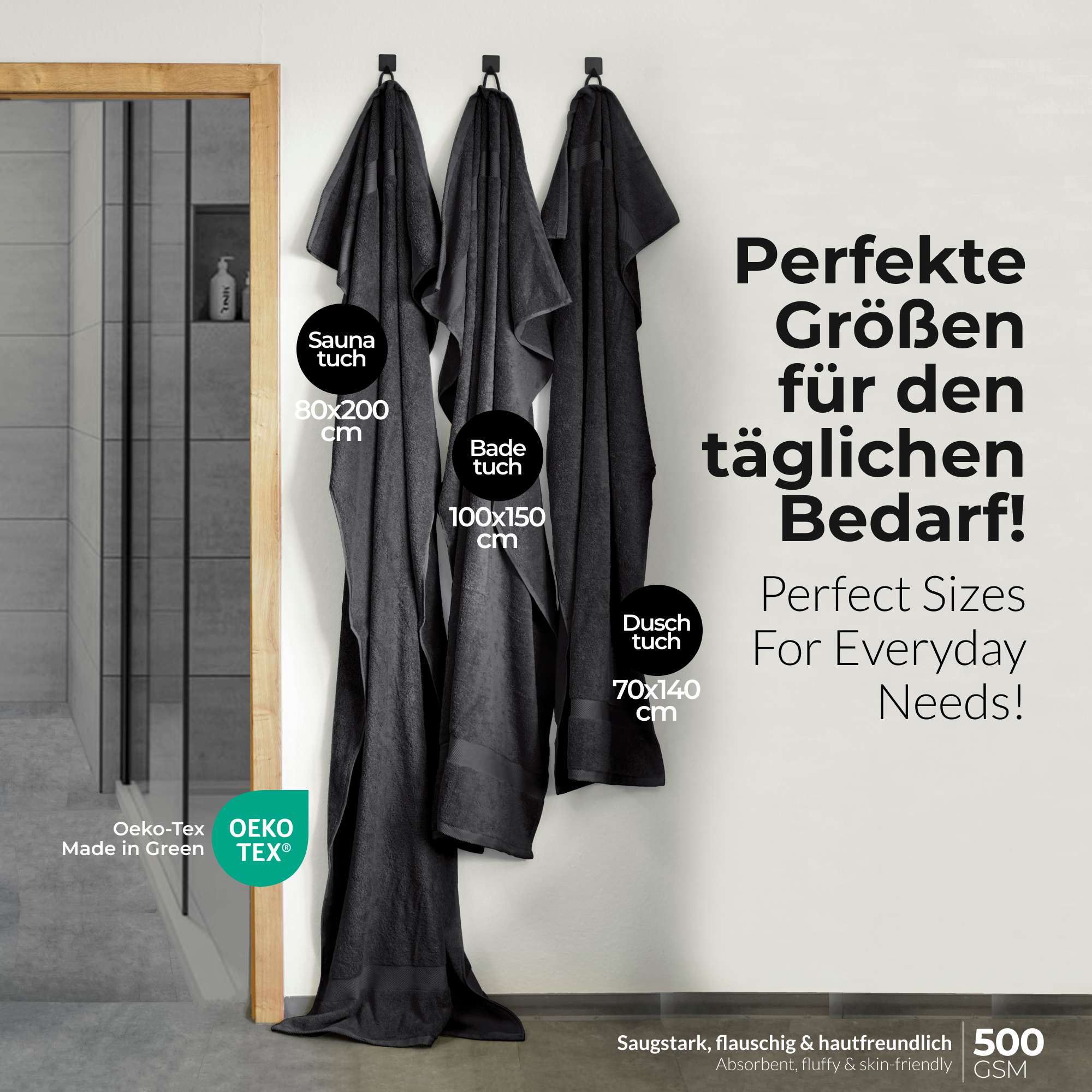 etérea 10er Pack Handtücher Carli Handtuch Bulkset