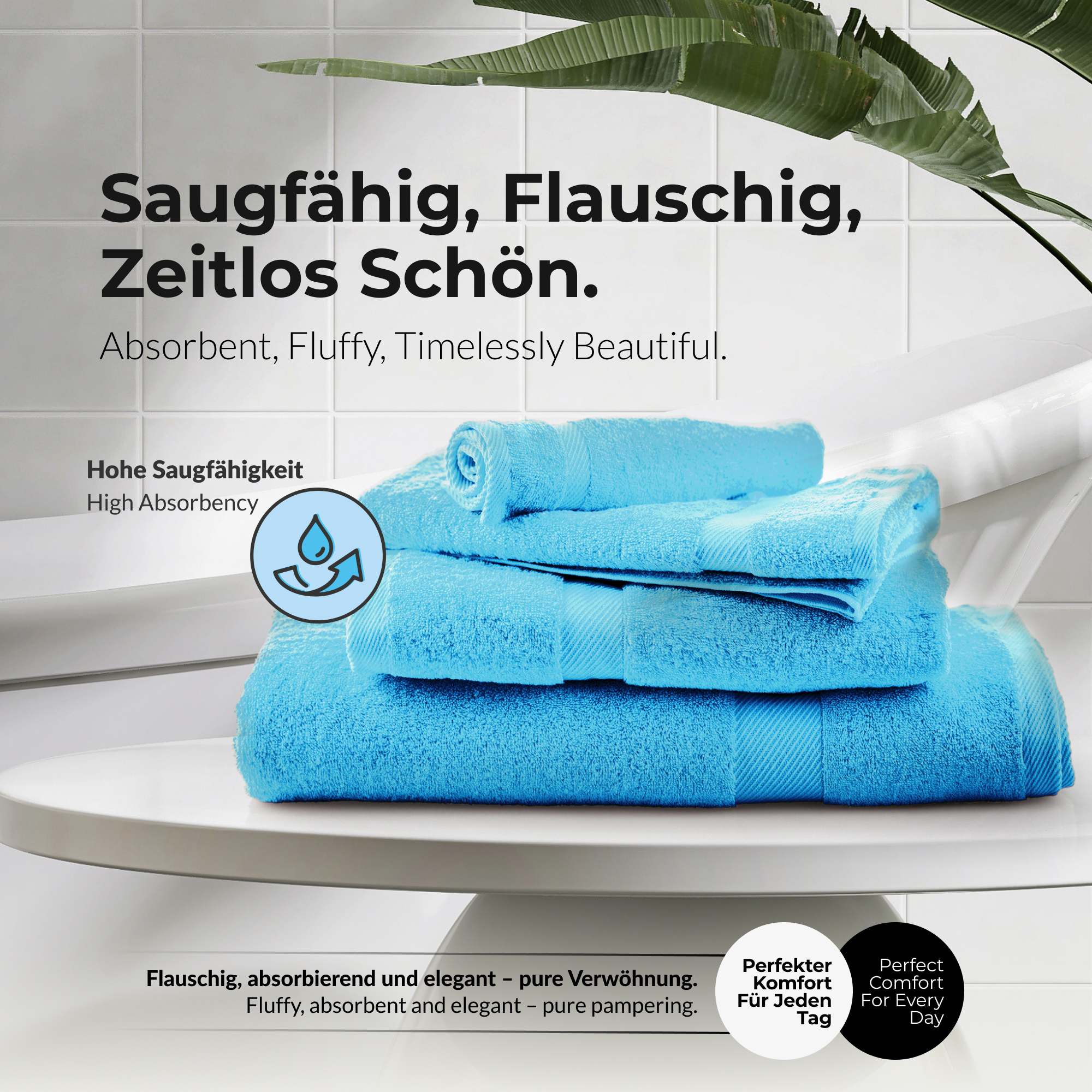 eterea Carli Handtuch Set 6 tlg. Eco