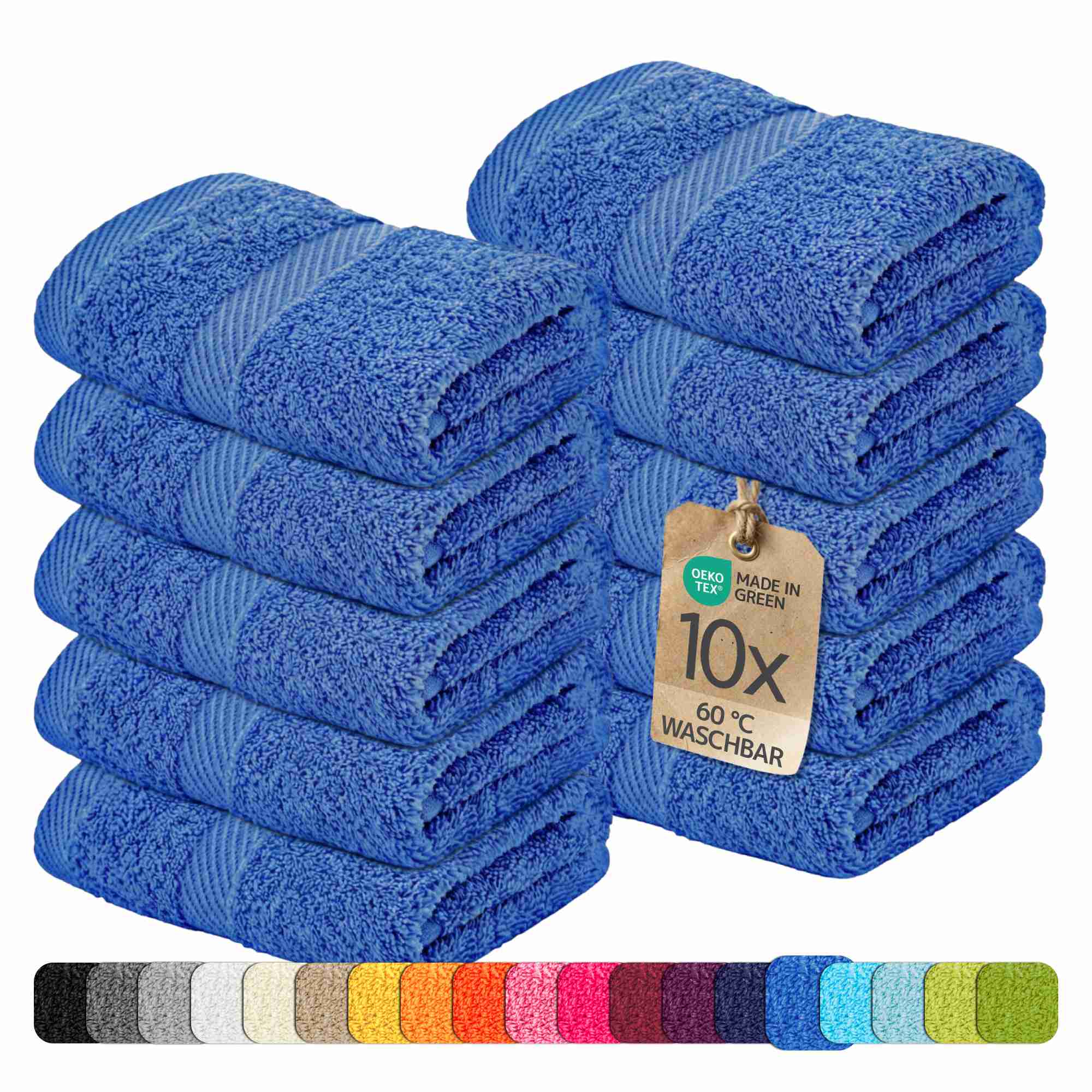 etérea 10er Pack Handtücher Carli Handtuch Bulkset