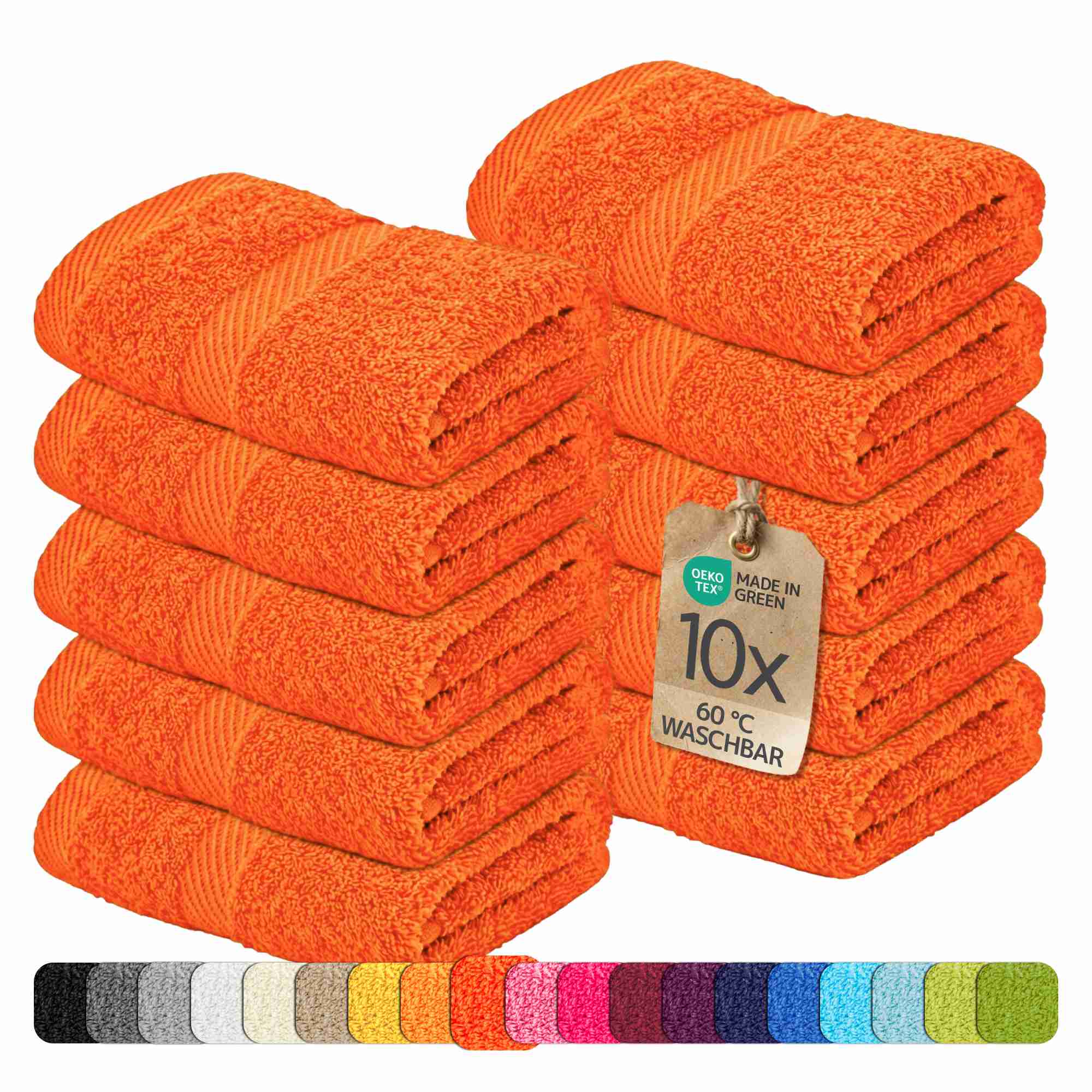 etérea 10er Pack Handtücher Carli Handtuch Bulkset