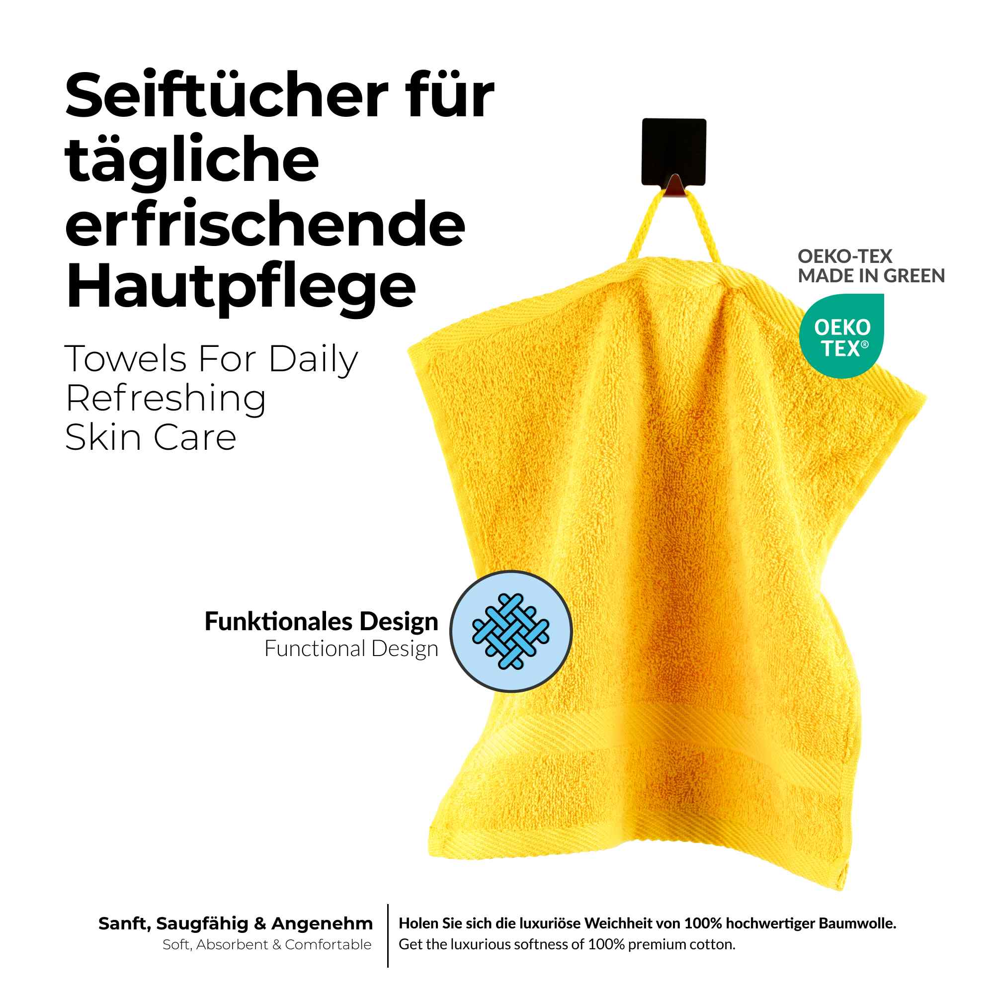 etérea 10er Pack Handtücher Carli Handtuch Bulkset