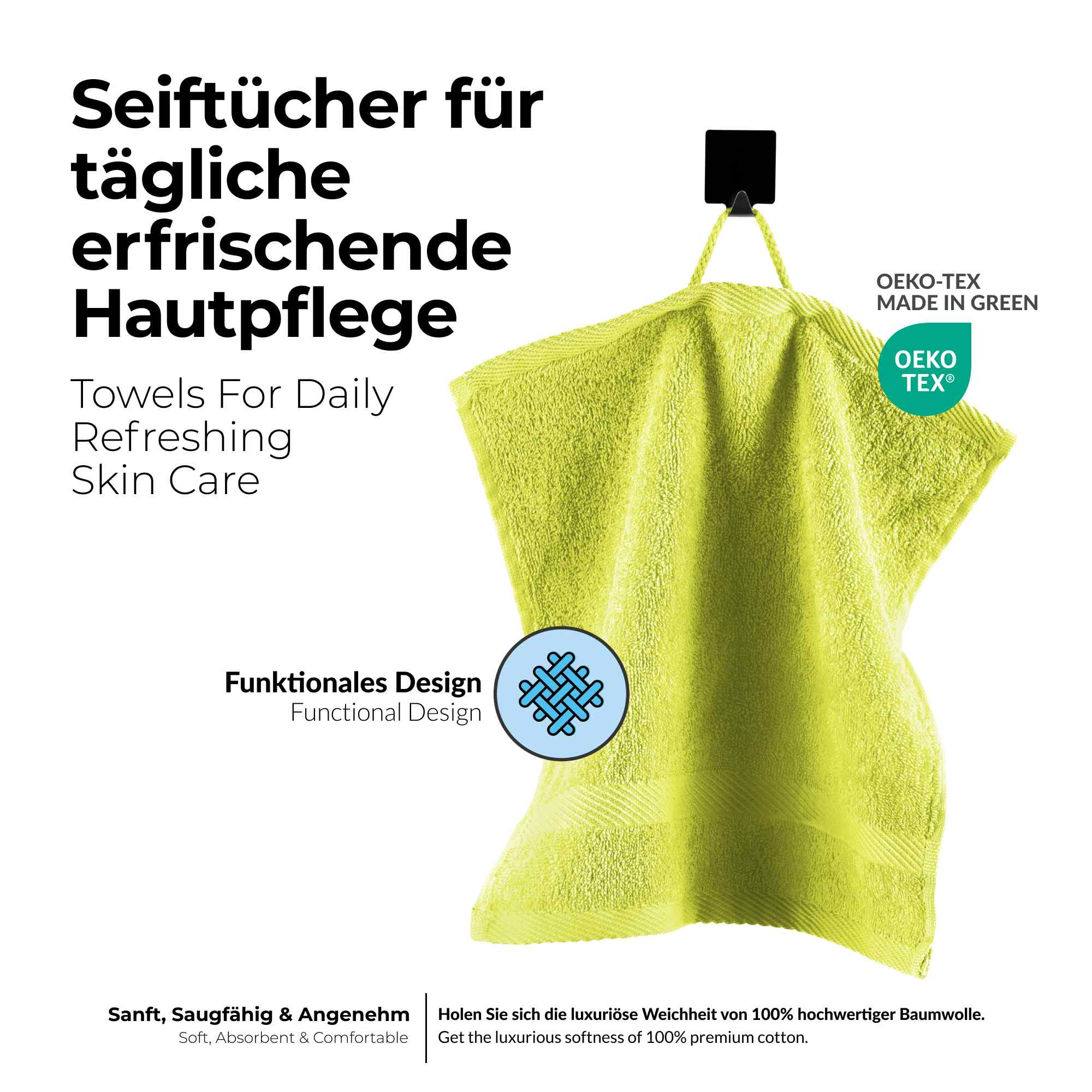 etérea 10er Pack Handtücher Carli Handtuch Bulkset