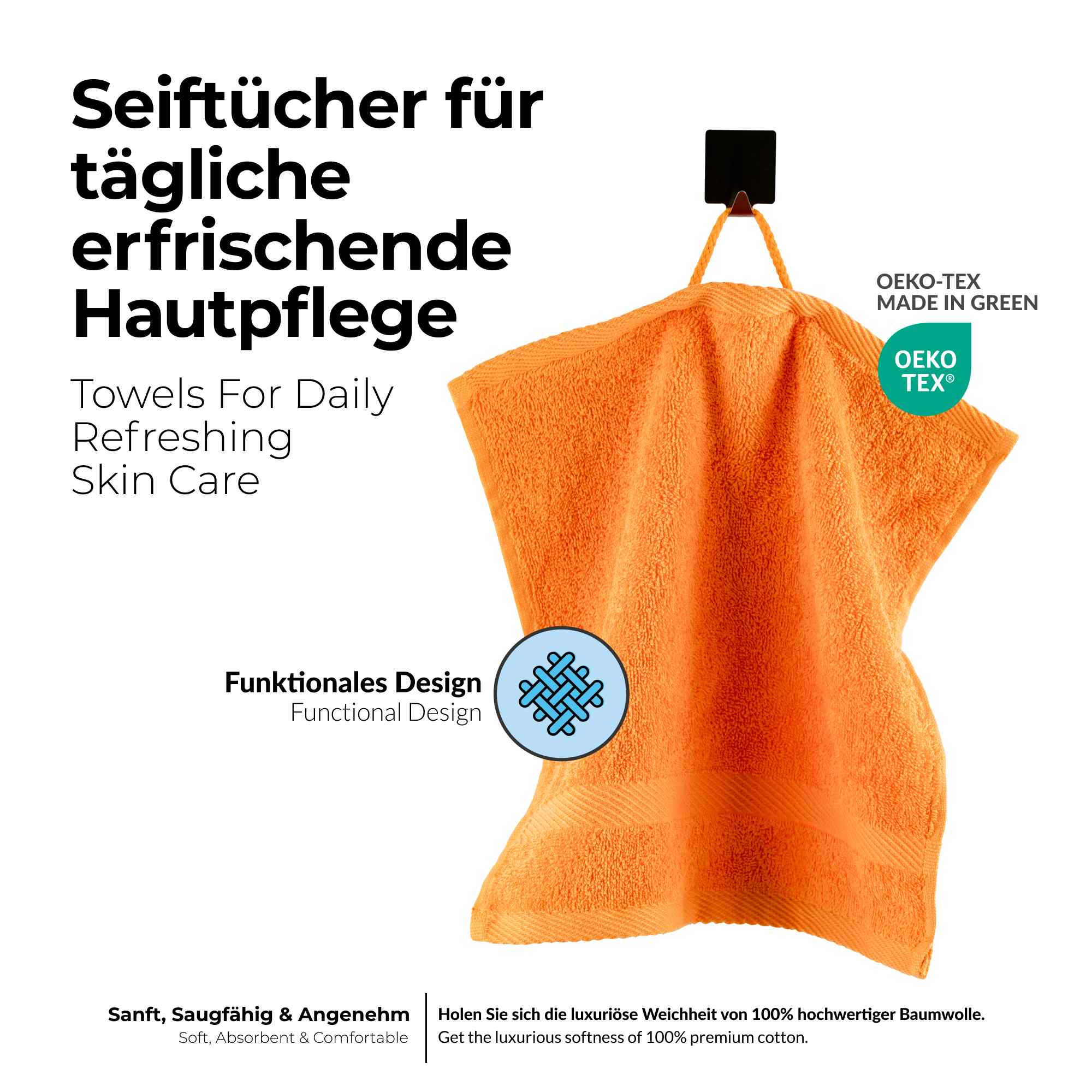etérea 10er Pack Handtücher Carli Handtuch Bulkset