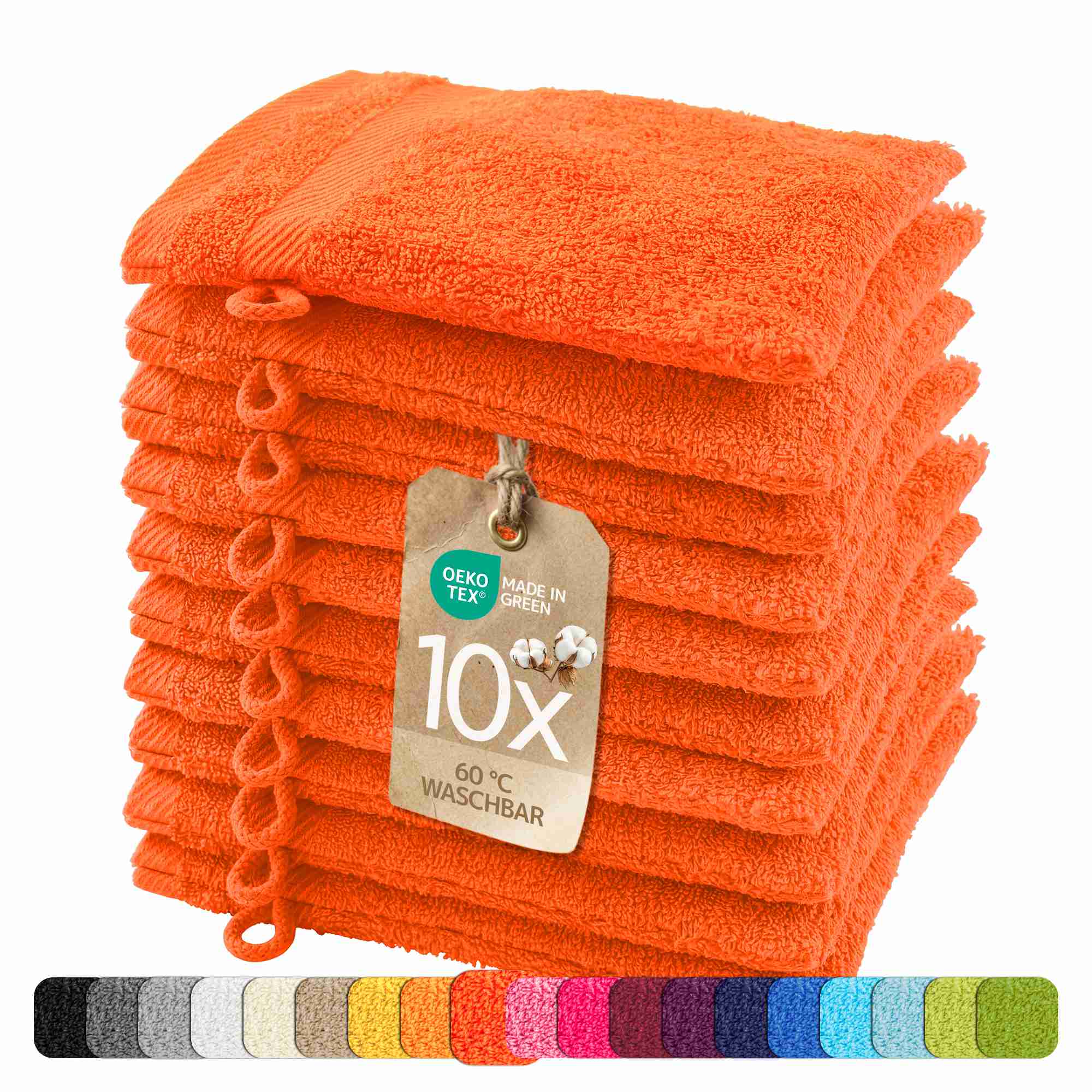 etérea 10er Pack Handtücher Carli Handtuch Bulkset