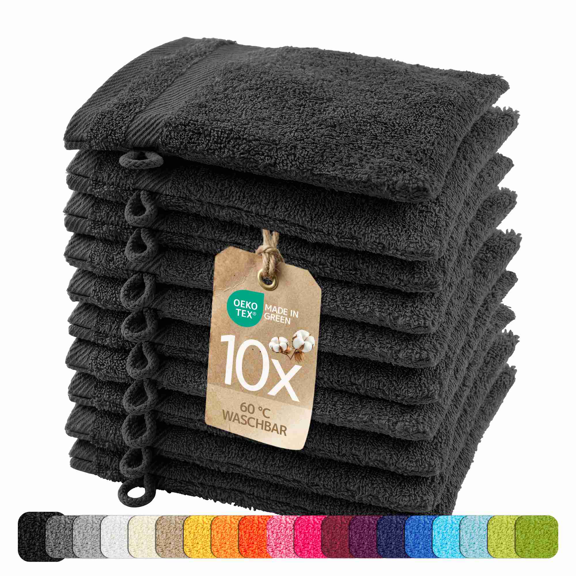 etérea 10er Pack Handtücher Carli Handtuch Bulkset