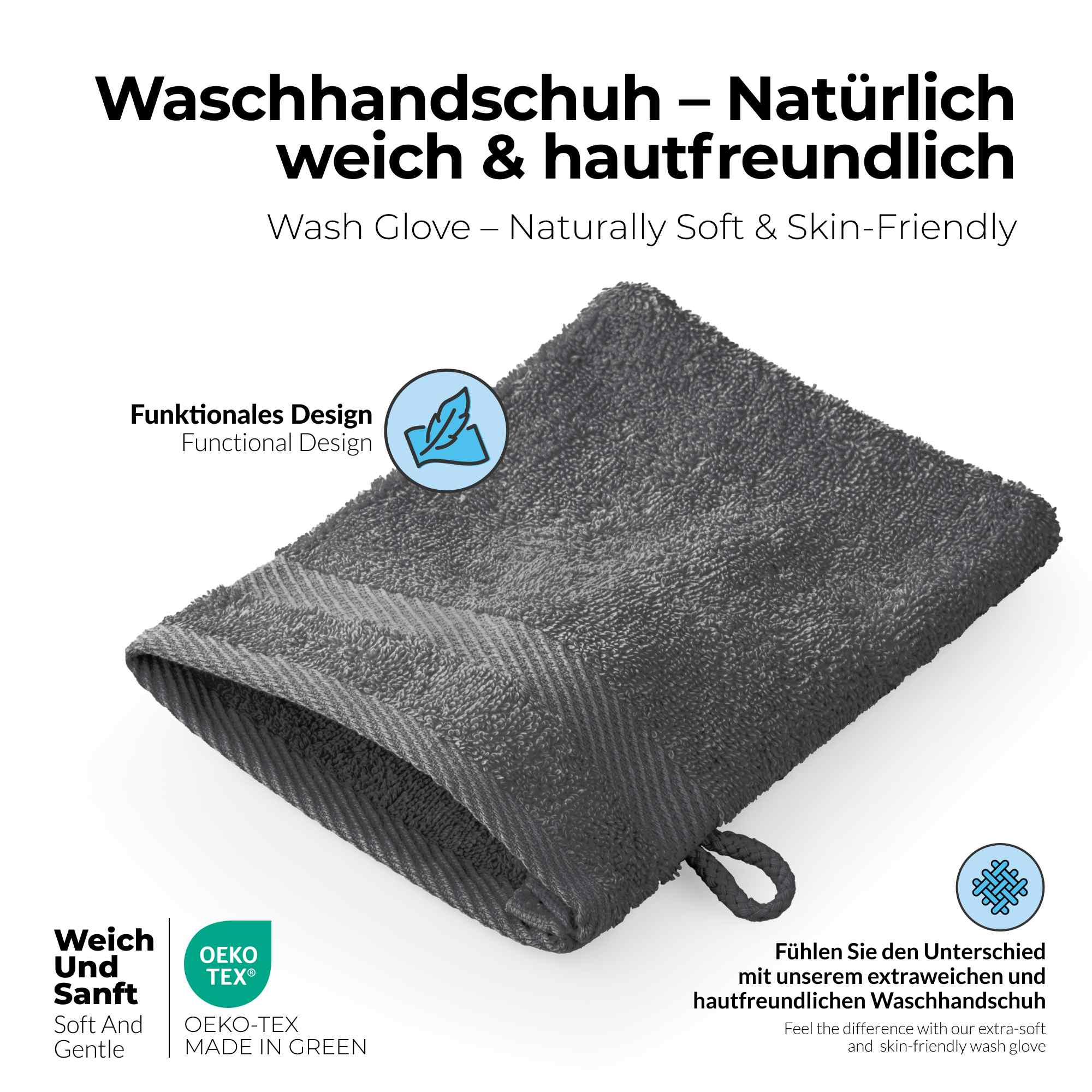 etérea 10er Pack Handtücher Carli Handtuch Bulkset