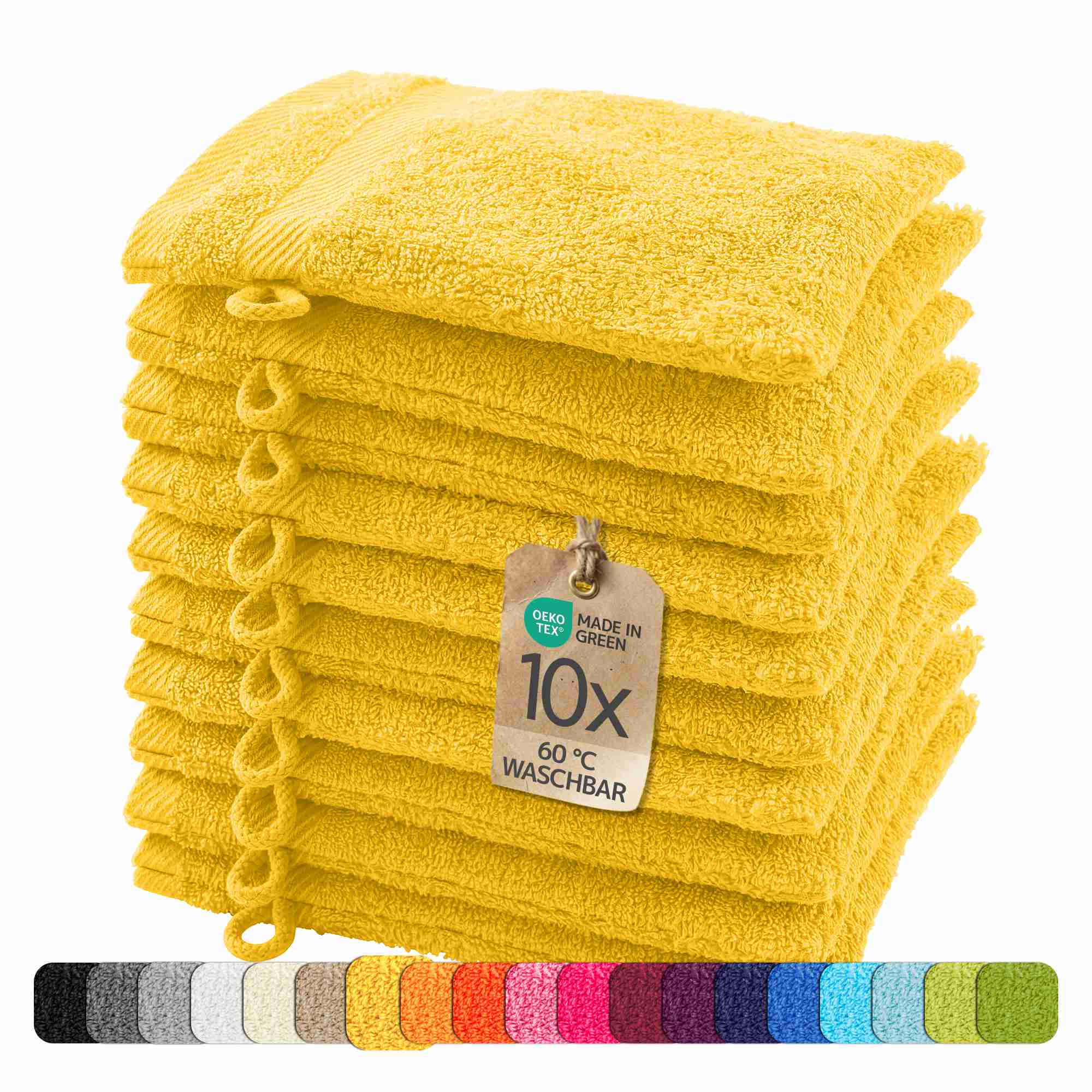 etérea 10er Pack Handtücher Carli Handtuch Bulkset
