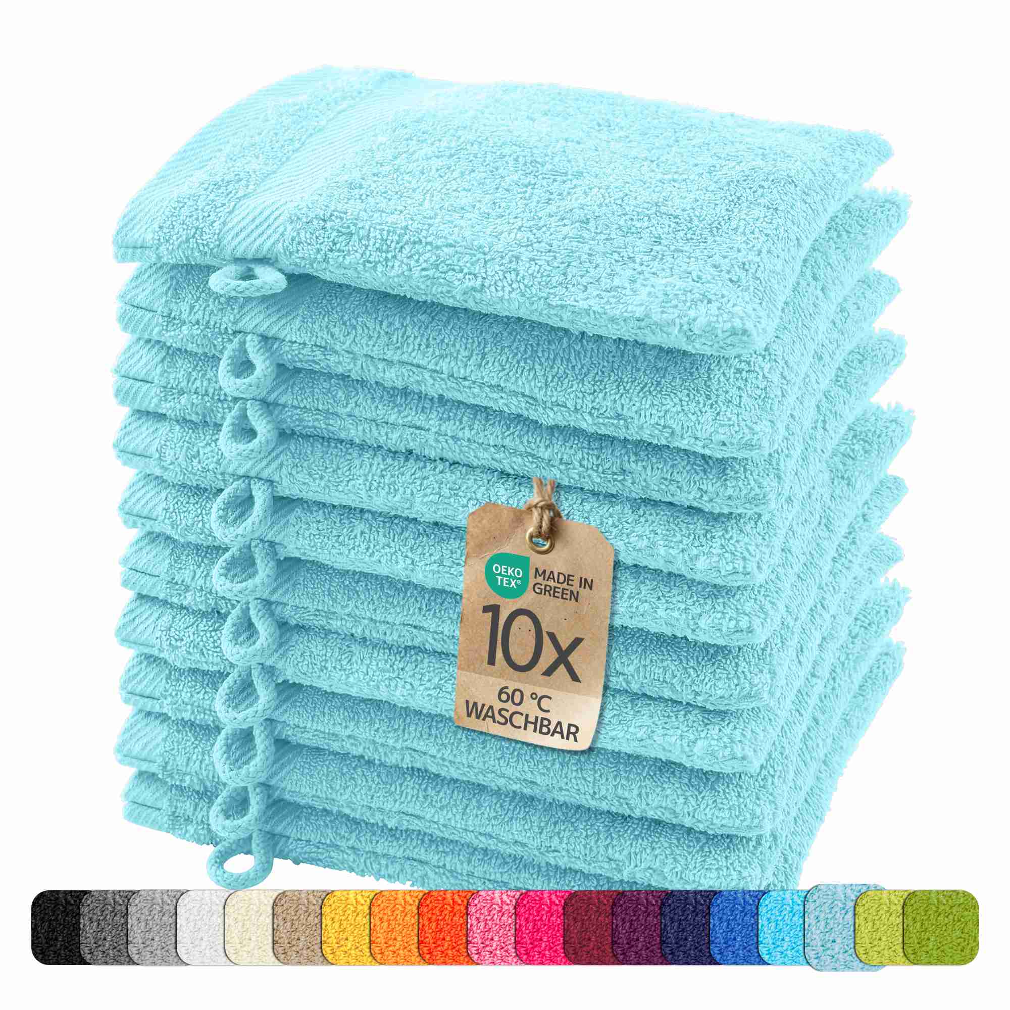 etérea 10er Pack Handtücher Carli Handtuch Bulkset