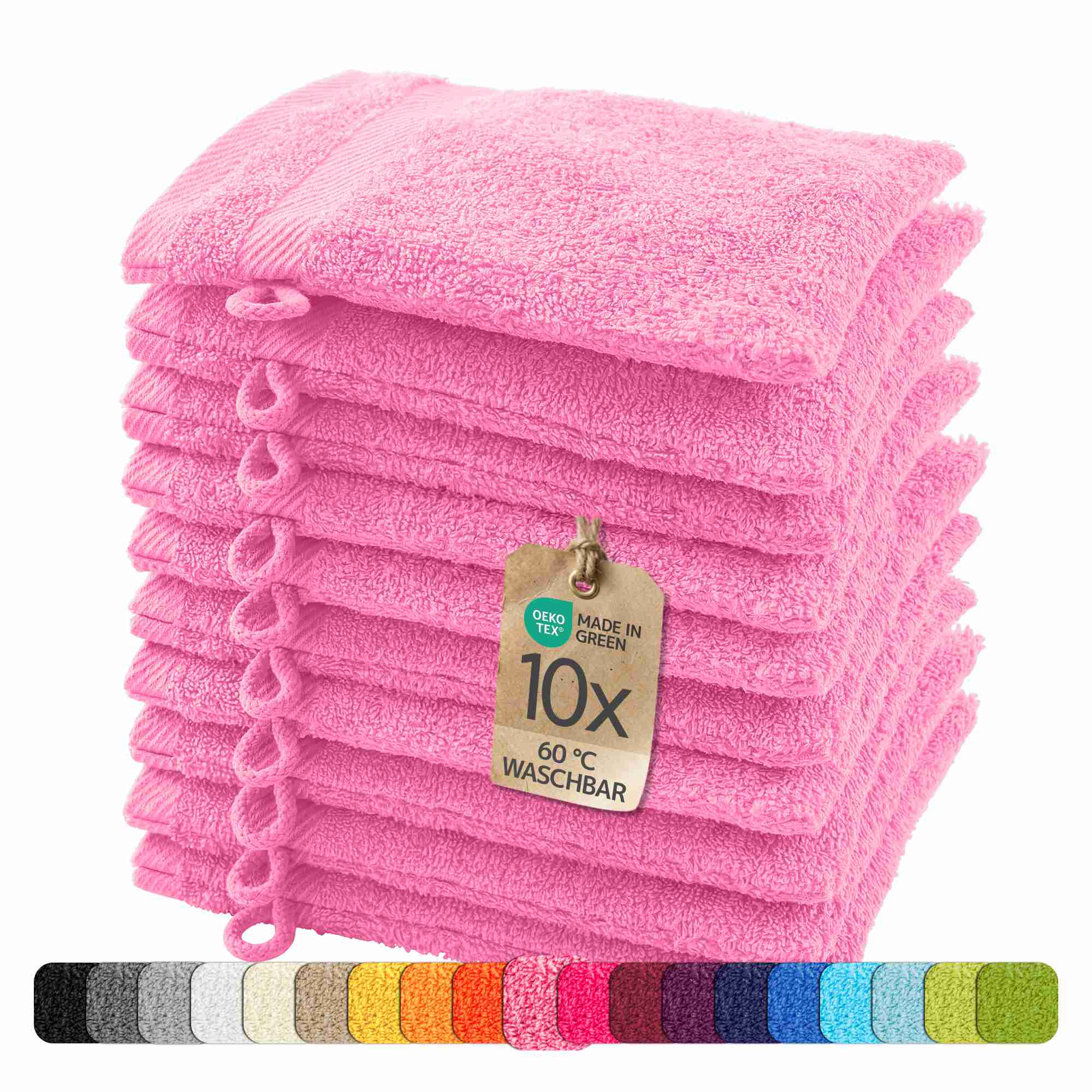 etérea 10er Pack Handtücher Carli Handtuch Bulkset