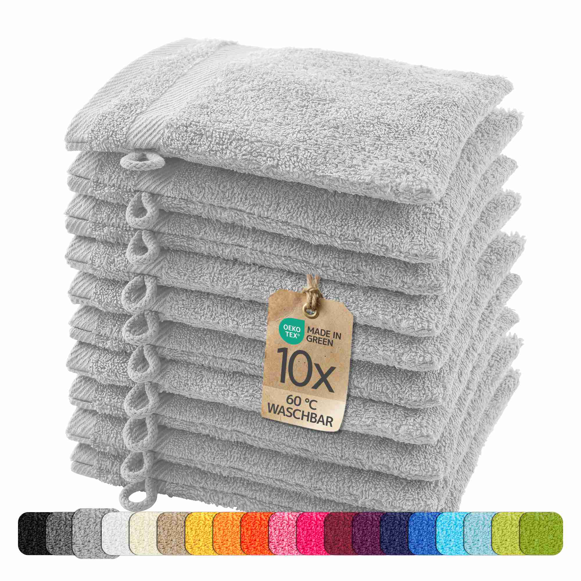 etérea 10er Pack Handtücher Carli Handtuch Bulkset