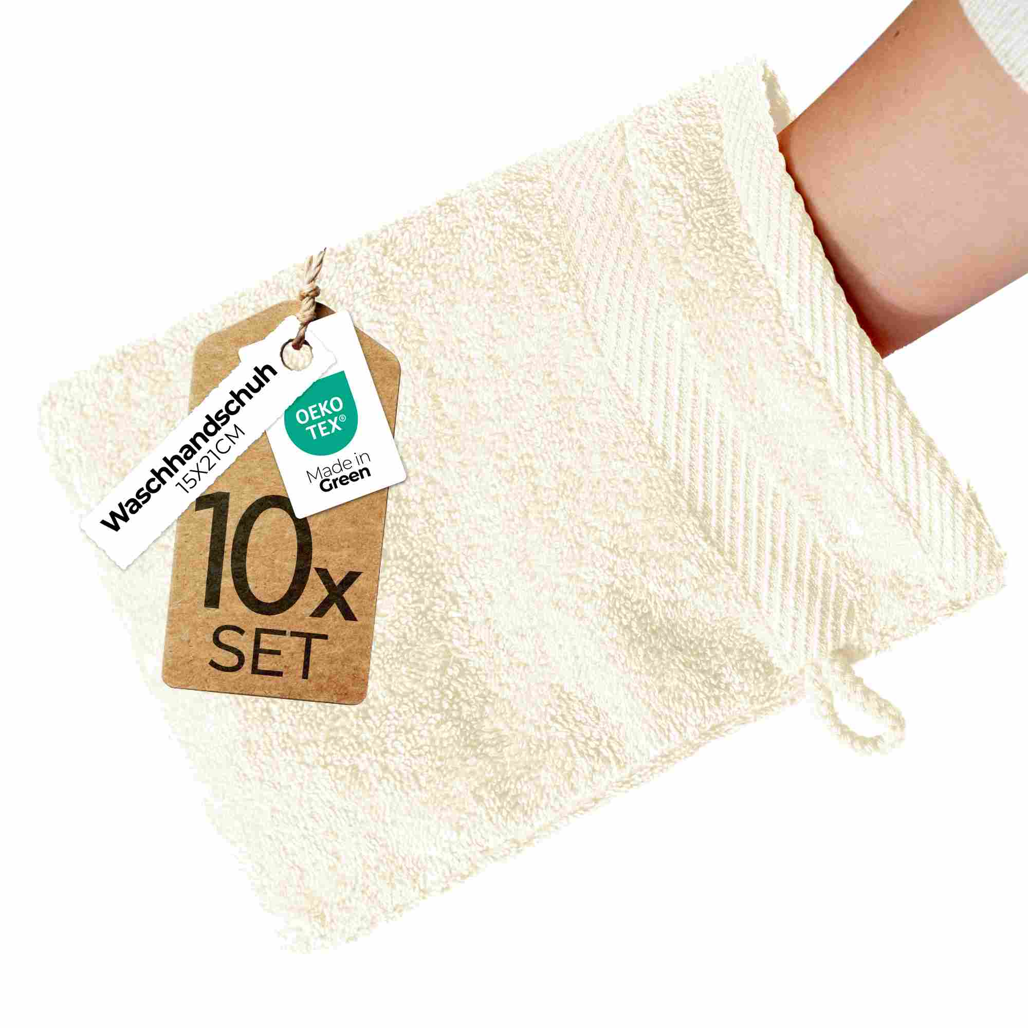 etérea 10er Pack Handtücher Carli Handtuch Bulkset