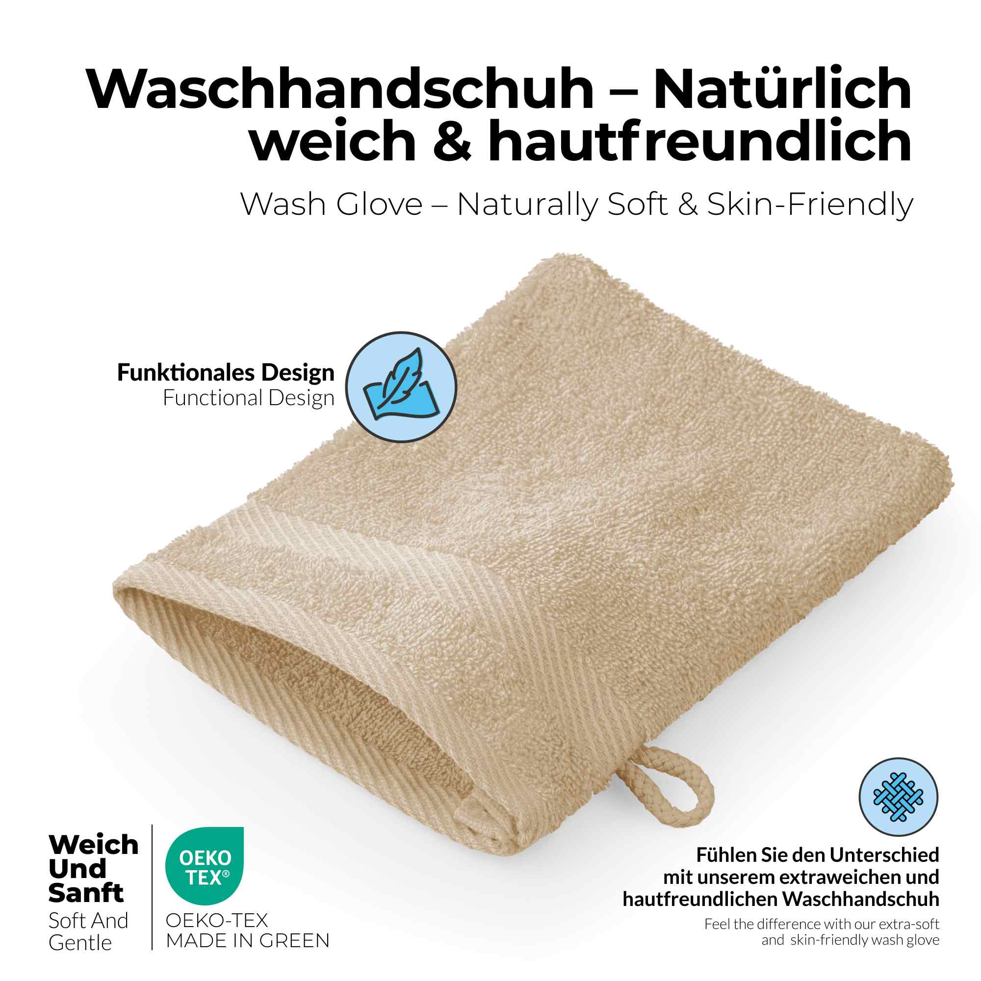 etérea 10er Pack Handtücher Carli Handtuch Bulkset