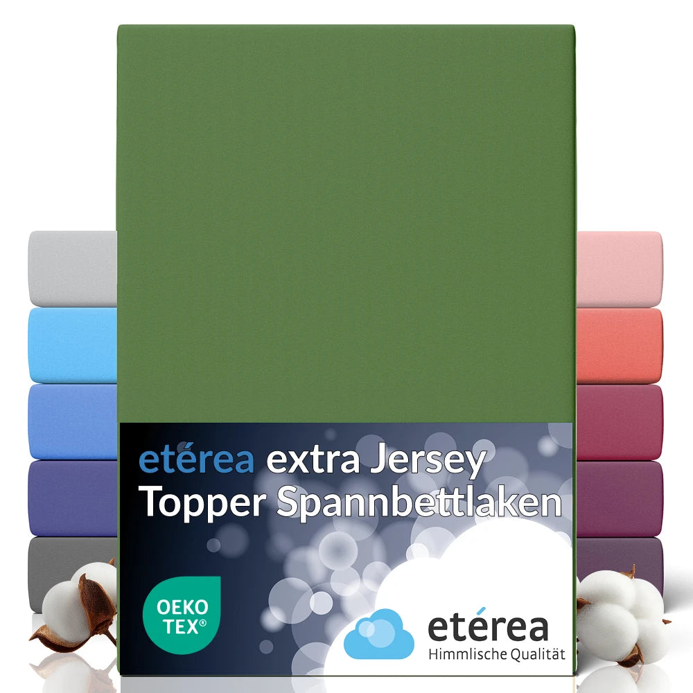 etérea Extra Jersey Topper Spannbettlaken - 90x200 - 200x220 cm