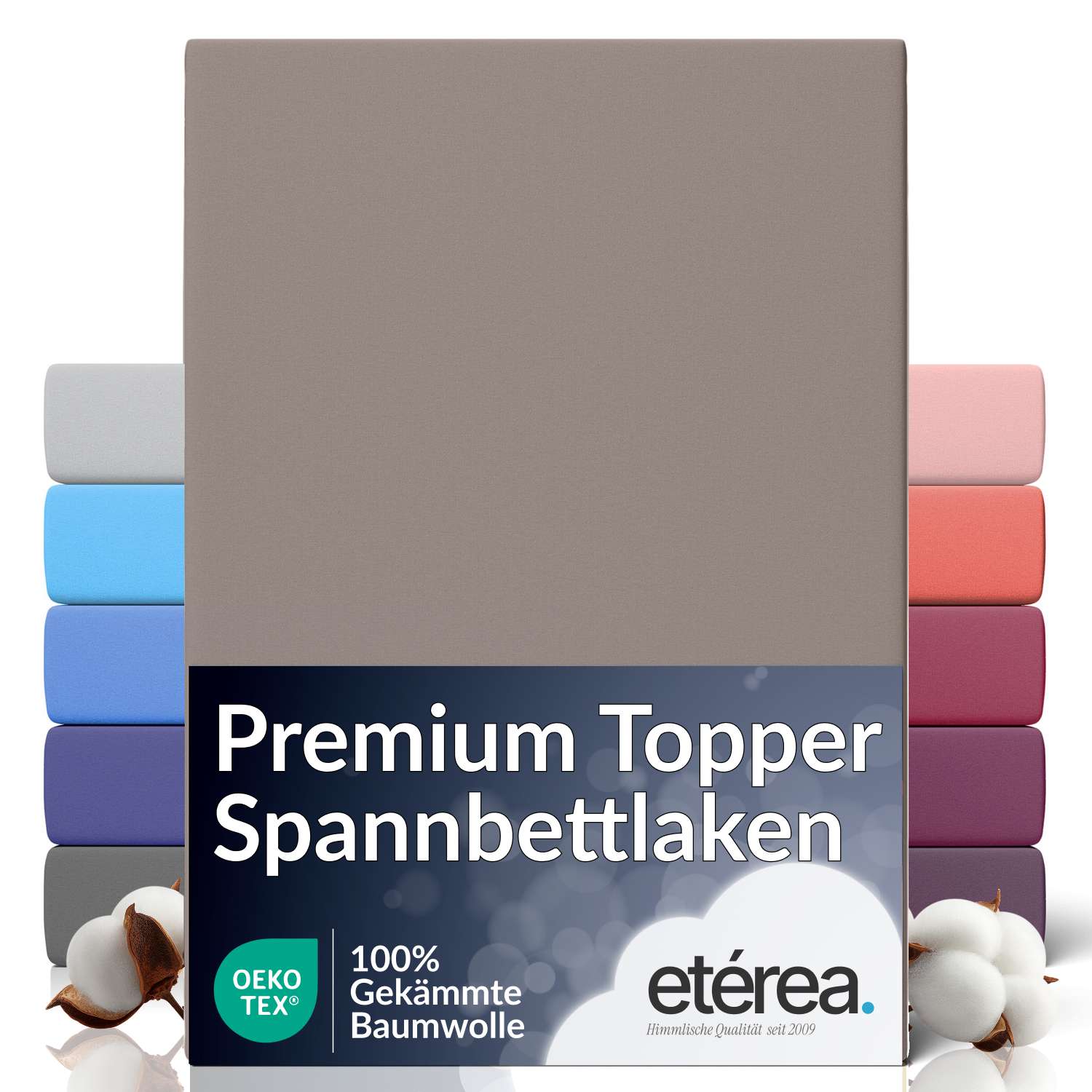 etérea Extra Jersey Topper Spannbettlaken
