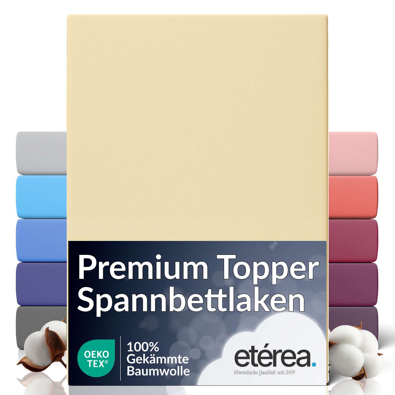 etérea Extra Jersey Topper Spannbettlaken