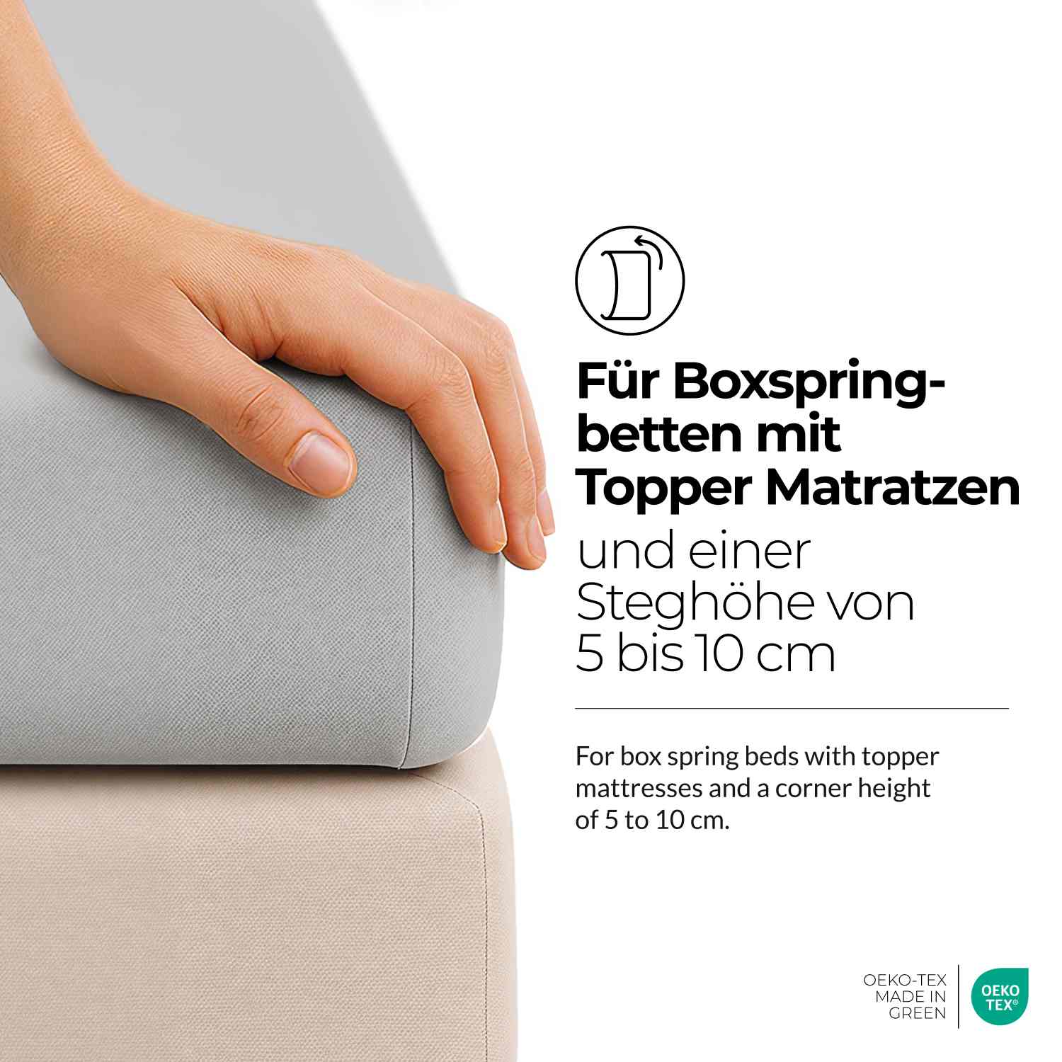 etérea Extra Jersey Topper Spannbettlaken