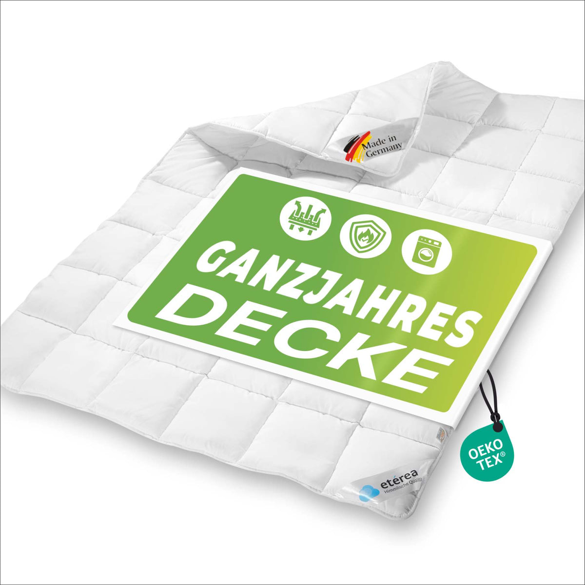 etérea Microfaser Steppdecke #wärmestufe_ #grösse_