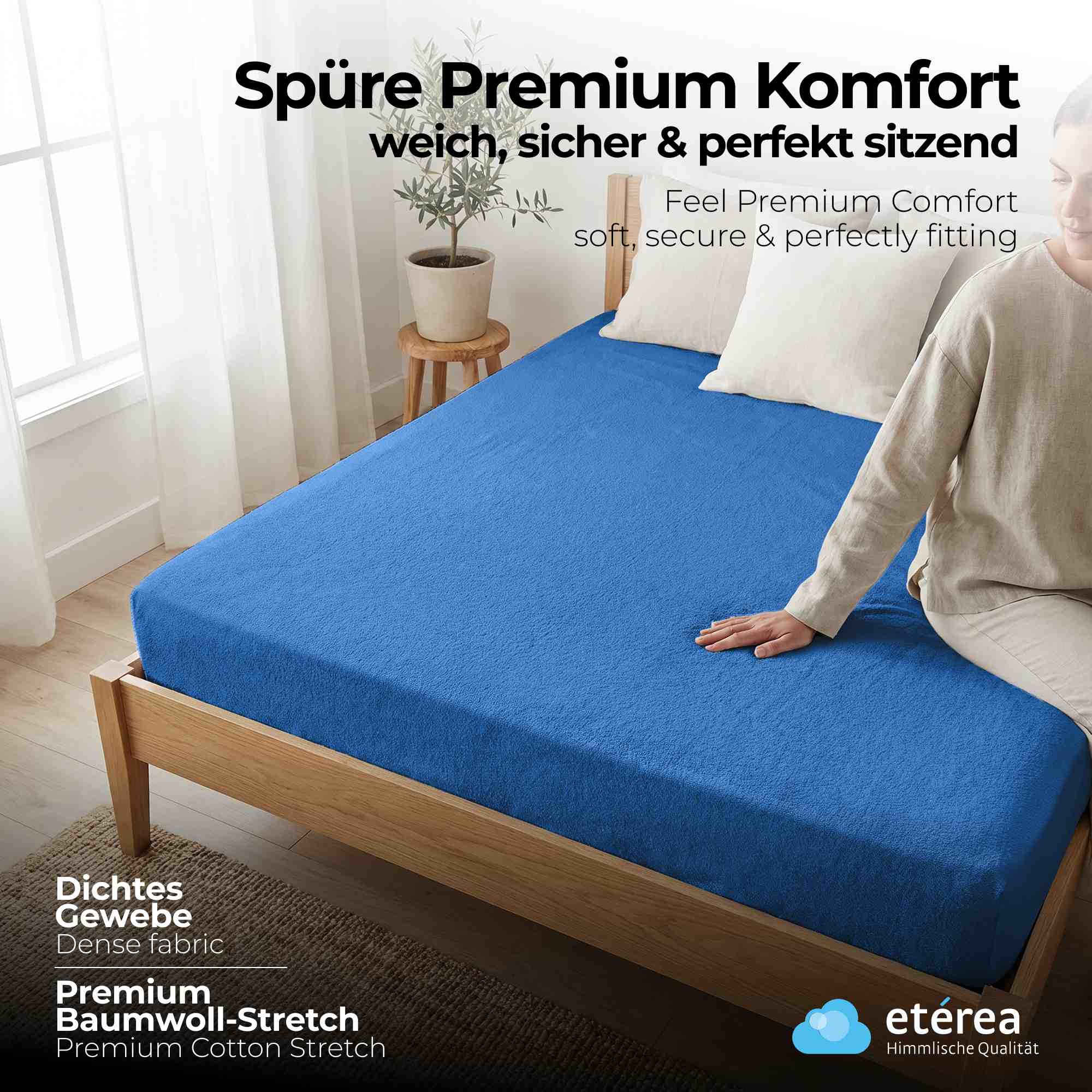 etérea Frottee Spannbettlaken