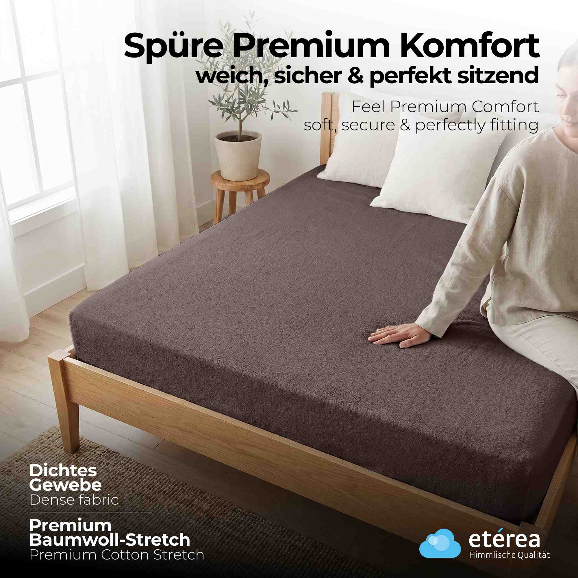 etérea Frottee Spannbettlaken