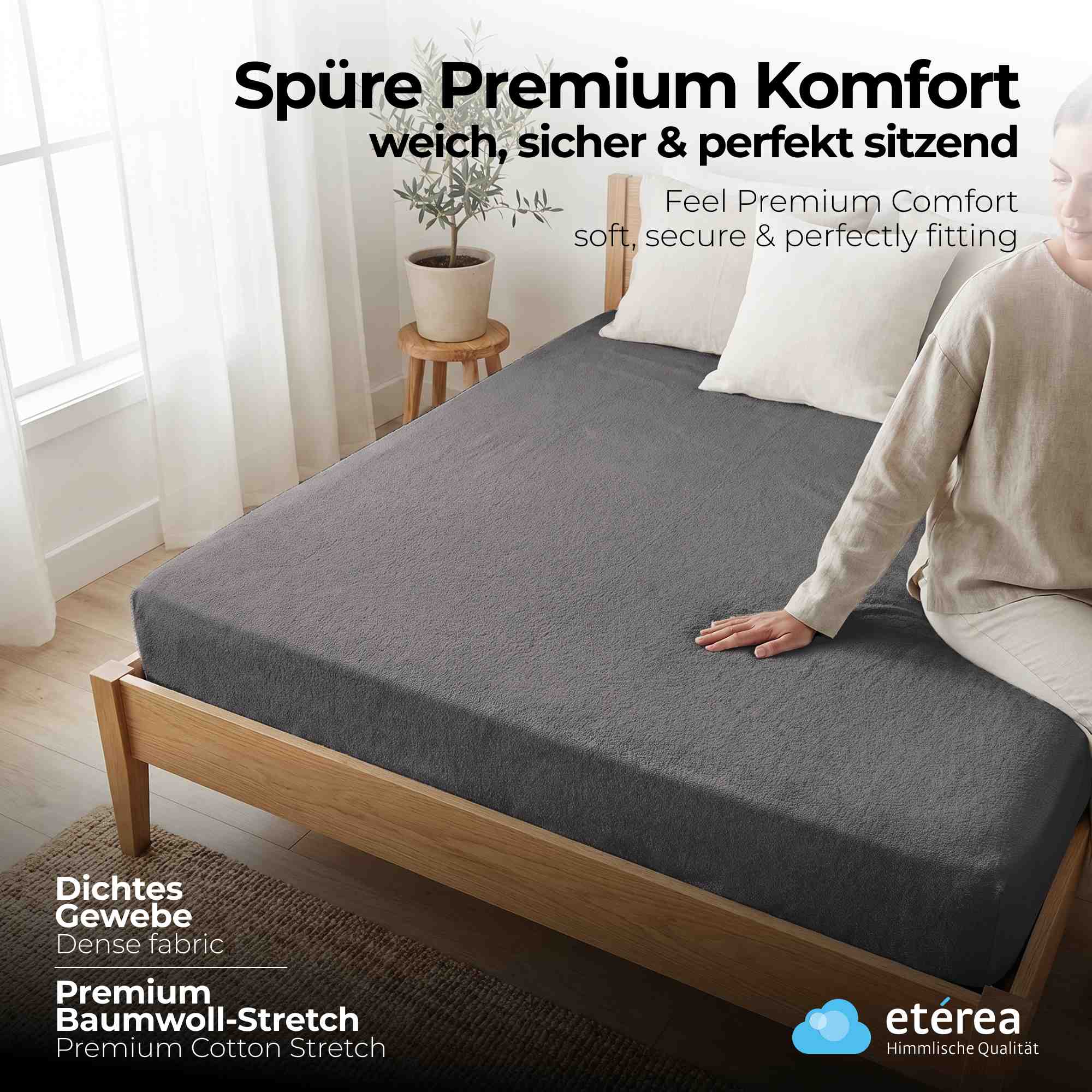 etérea Frottee Spannbettlaken