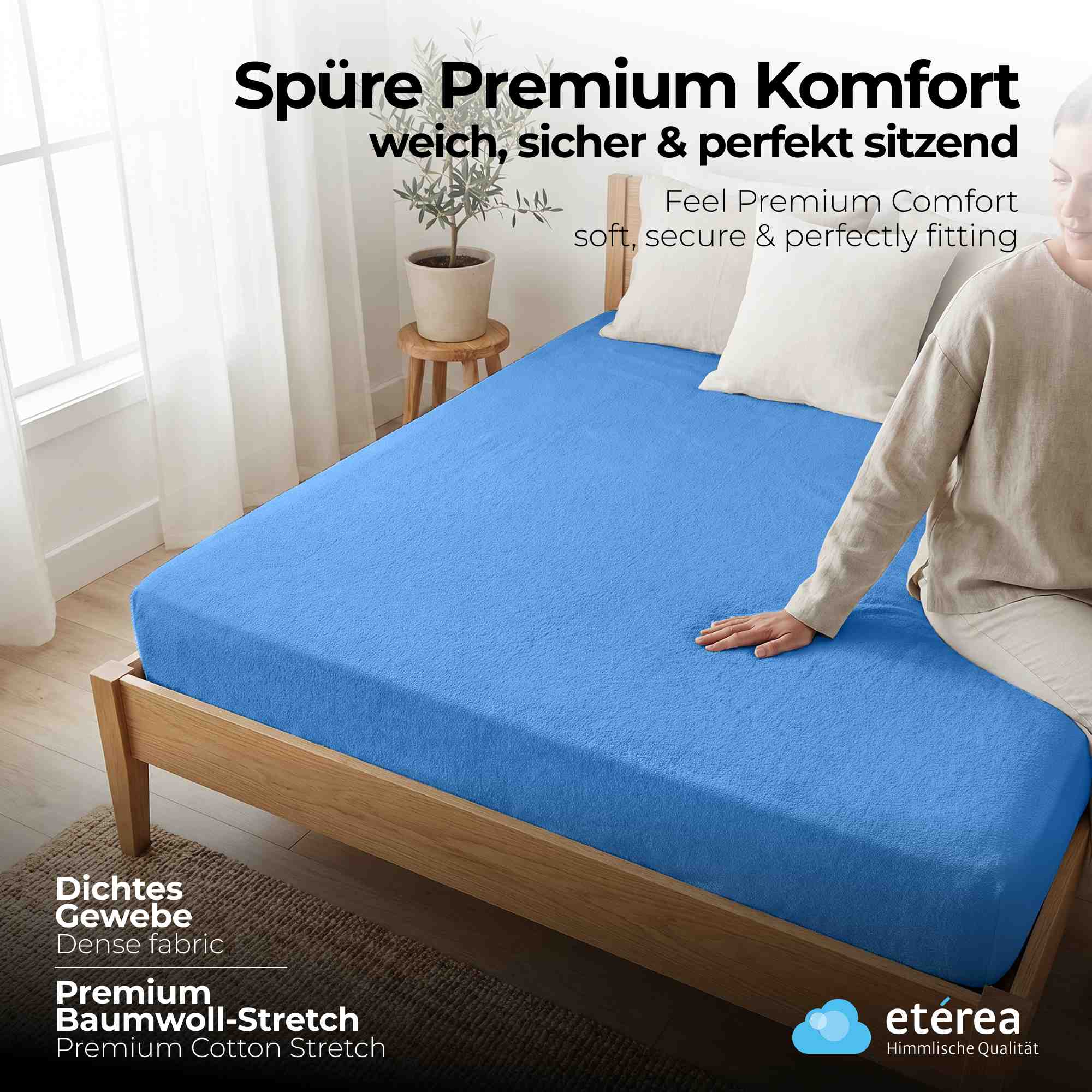 etérea Frottee Spannbettlaken