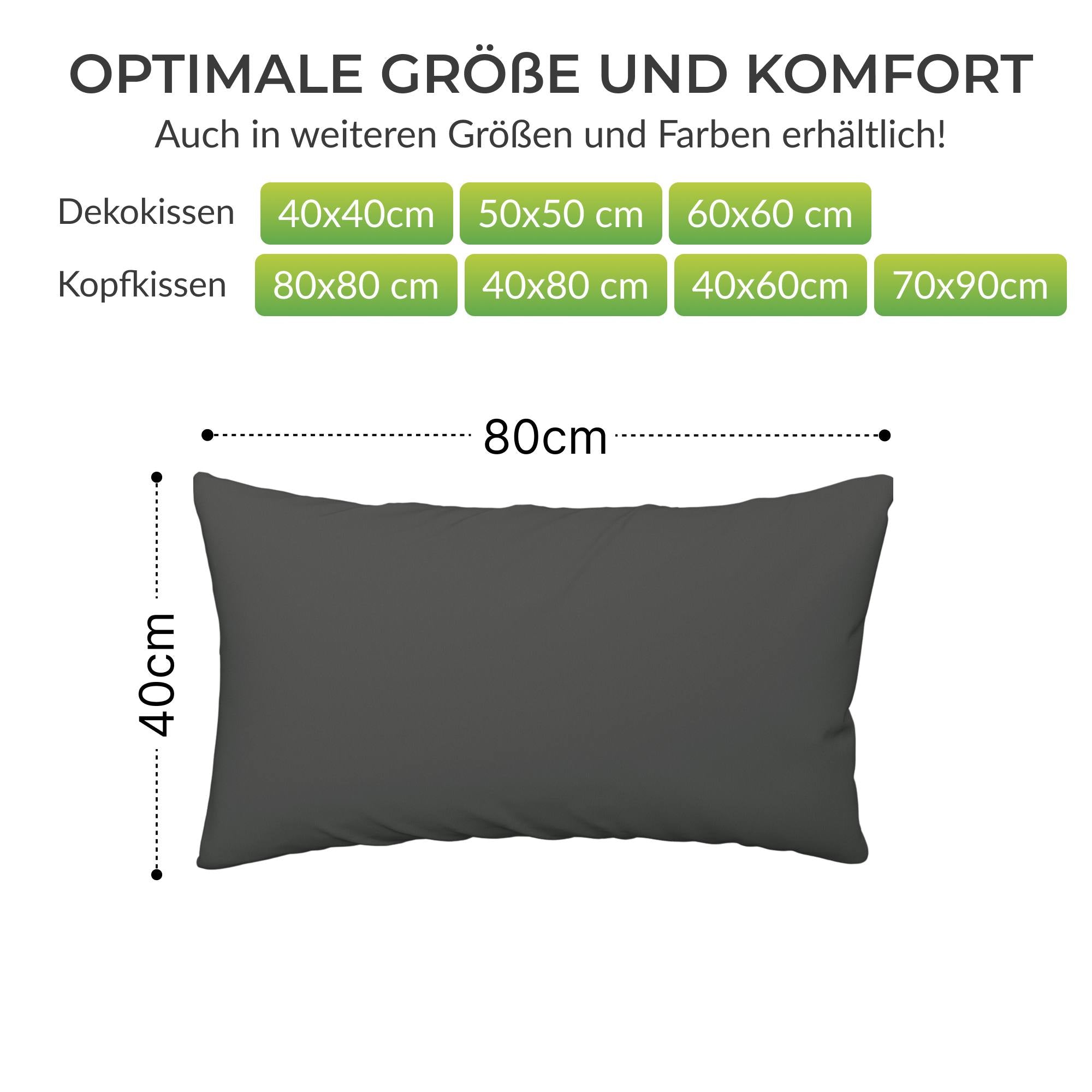 etérea Premium Jersey Kissenbezug – weich, langlebig & bügelfrei