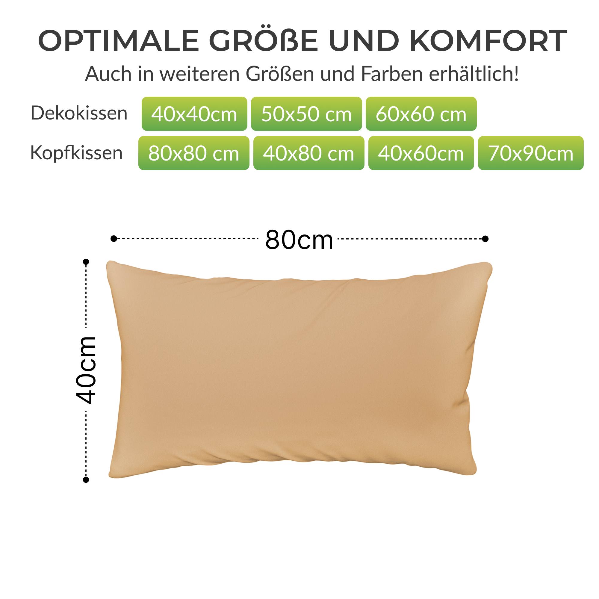 etérea Premium Jersey Kissenbezug – weich, langlebig & bügelfrei
